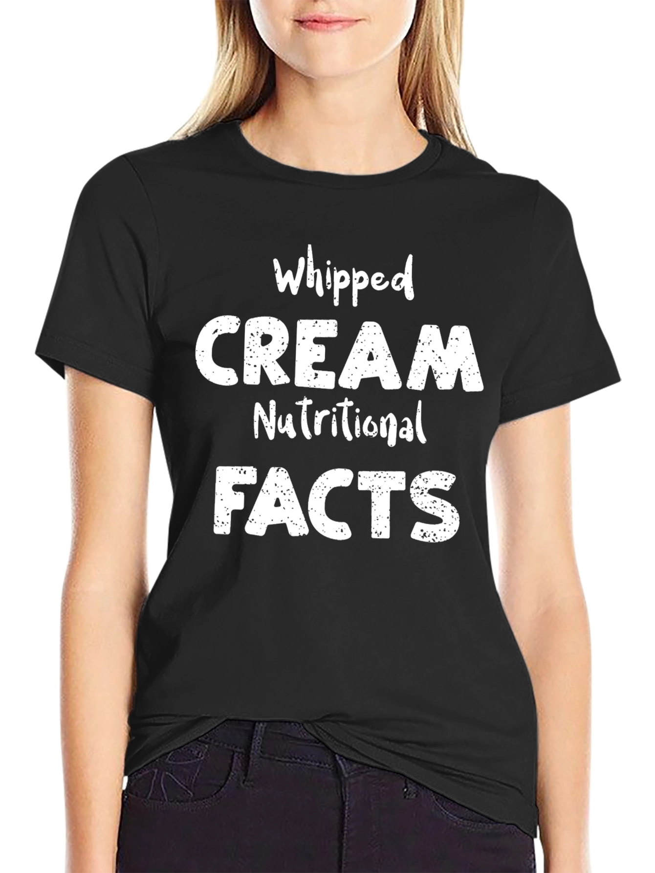 Whipped Cream Nutritional Facts Graphic Tee