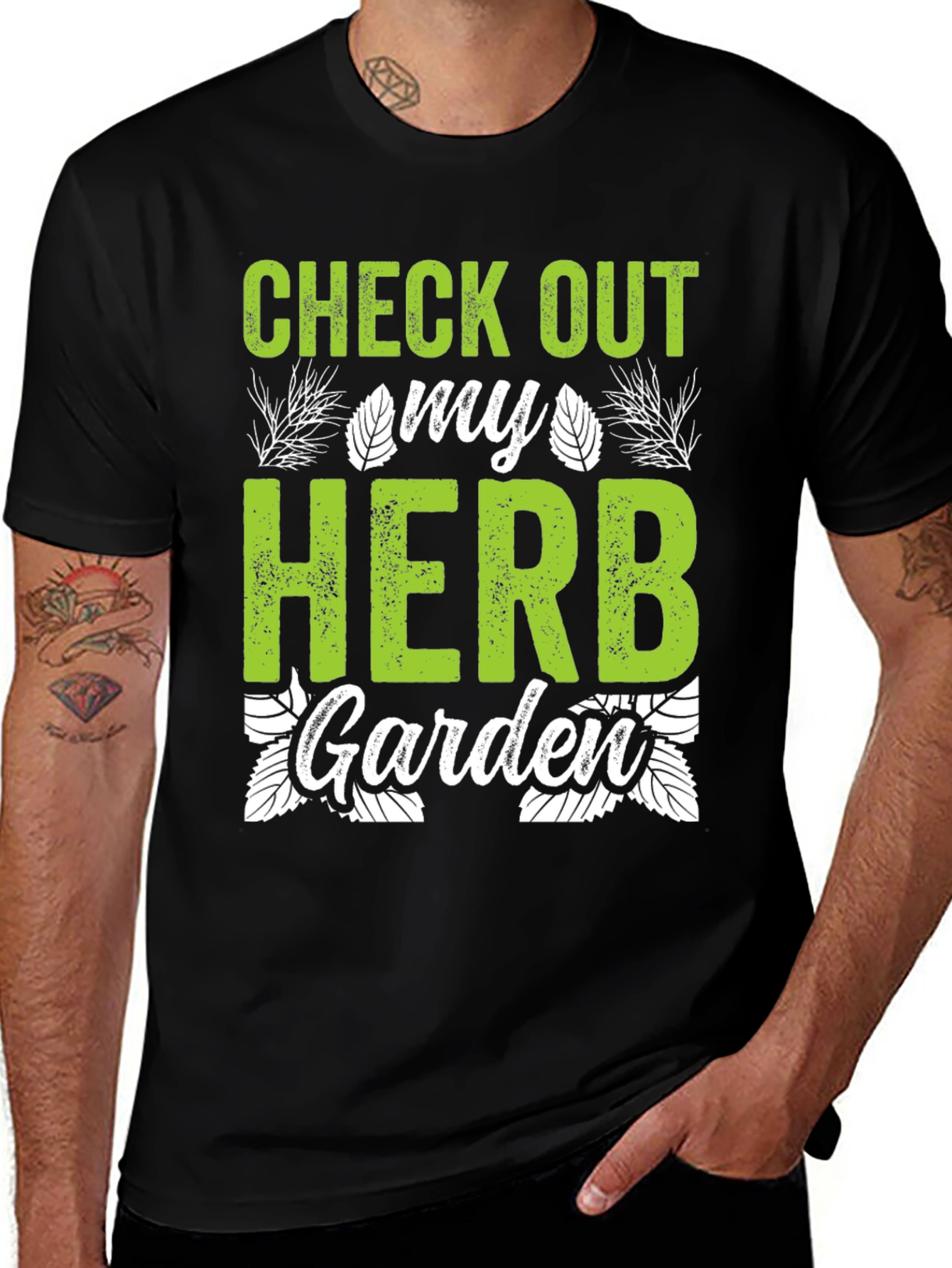 Check Out My Herb Garden T-Shirt - Gardening Tee