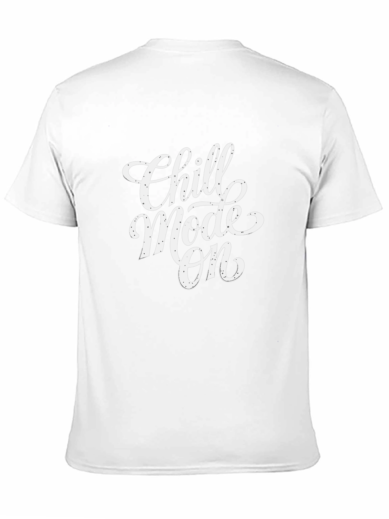 Chill Mode On Graphic T-Shirt - Black Cotton Tee
