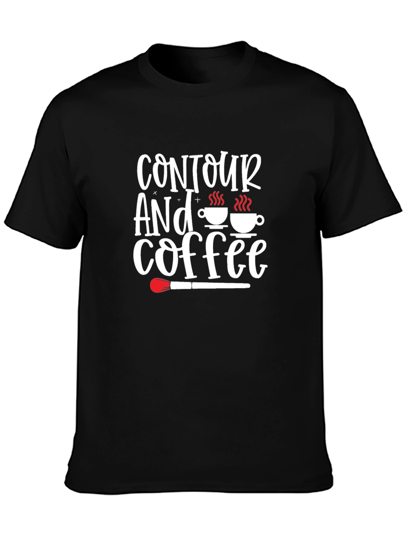 Contour and Coffee Graphic Tee - Stylish & Trendy