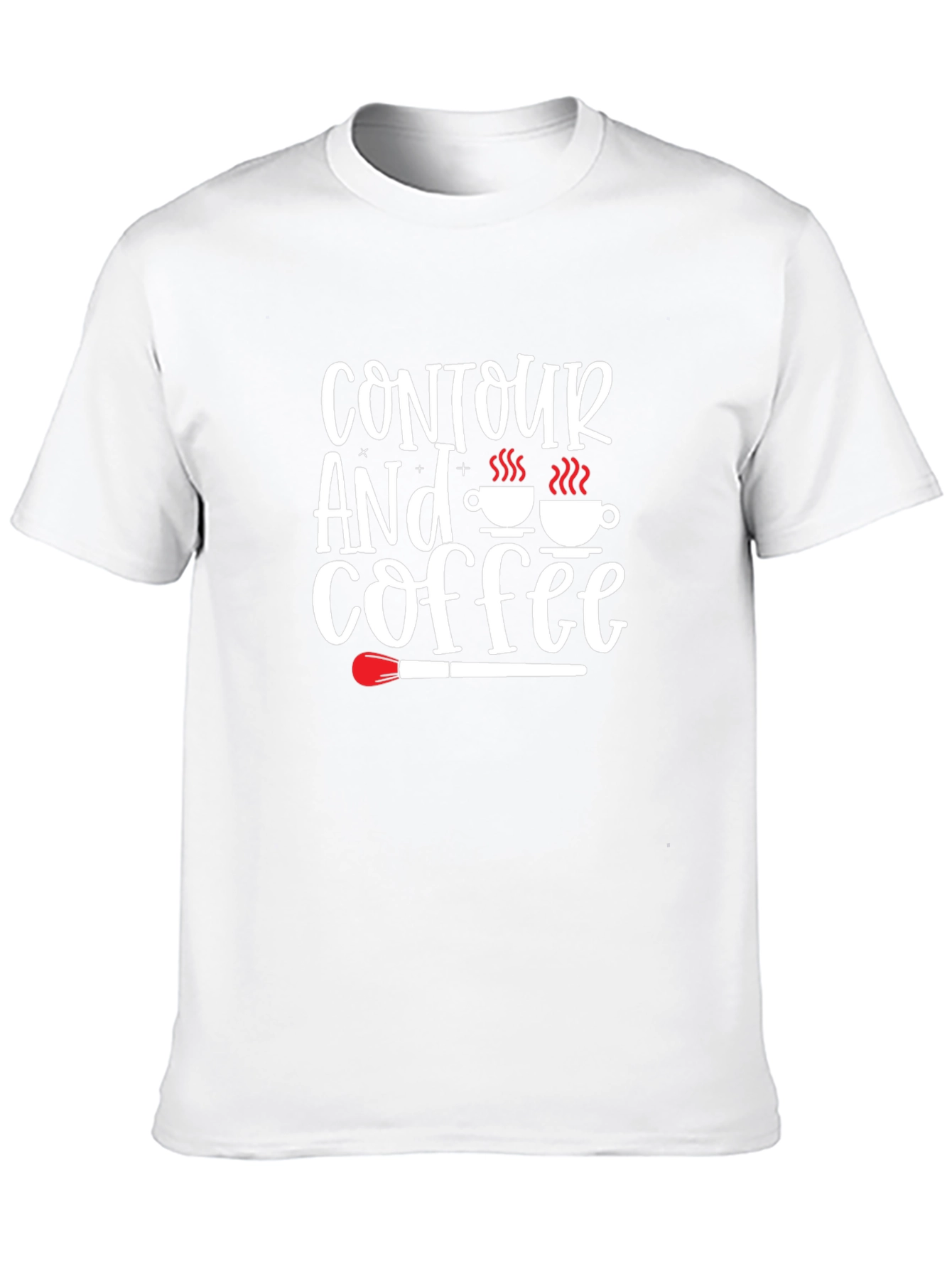 Contour and Coffee Graphic Tee - Stylish & Trendy