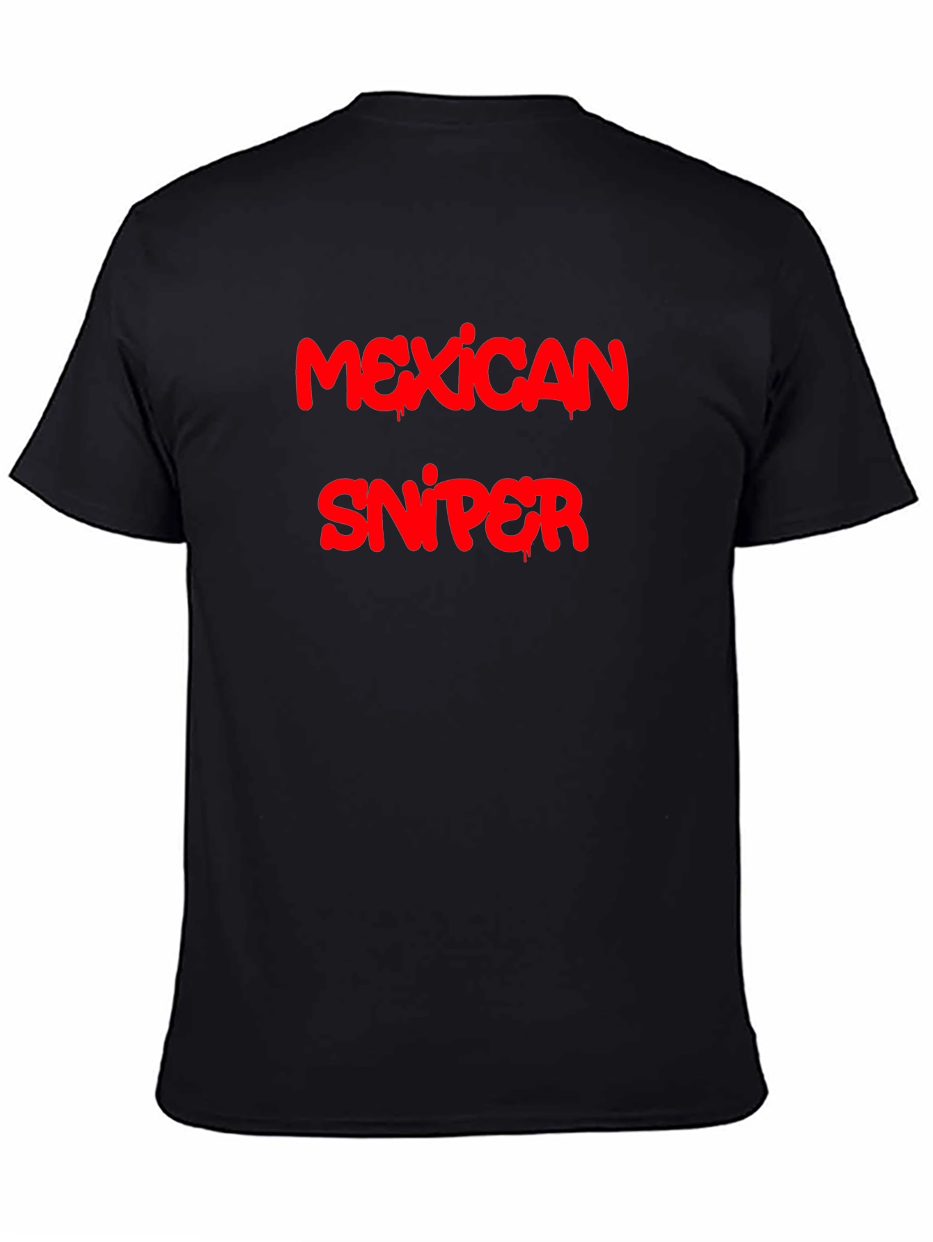 Mexican Sniper Graphic Tee - Black T-Shirt