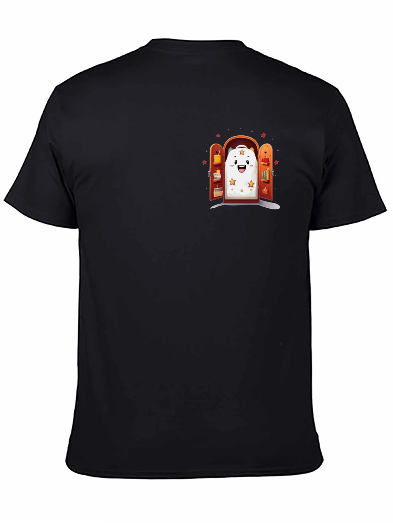Whimsical Wardrobe Graphic Tee - Comfy Black T-Shirt