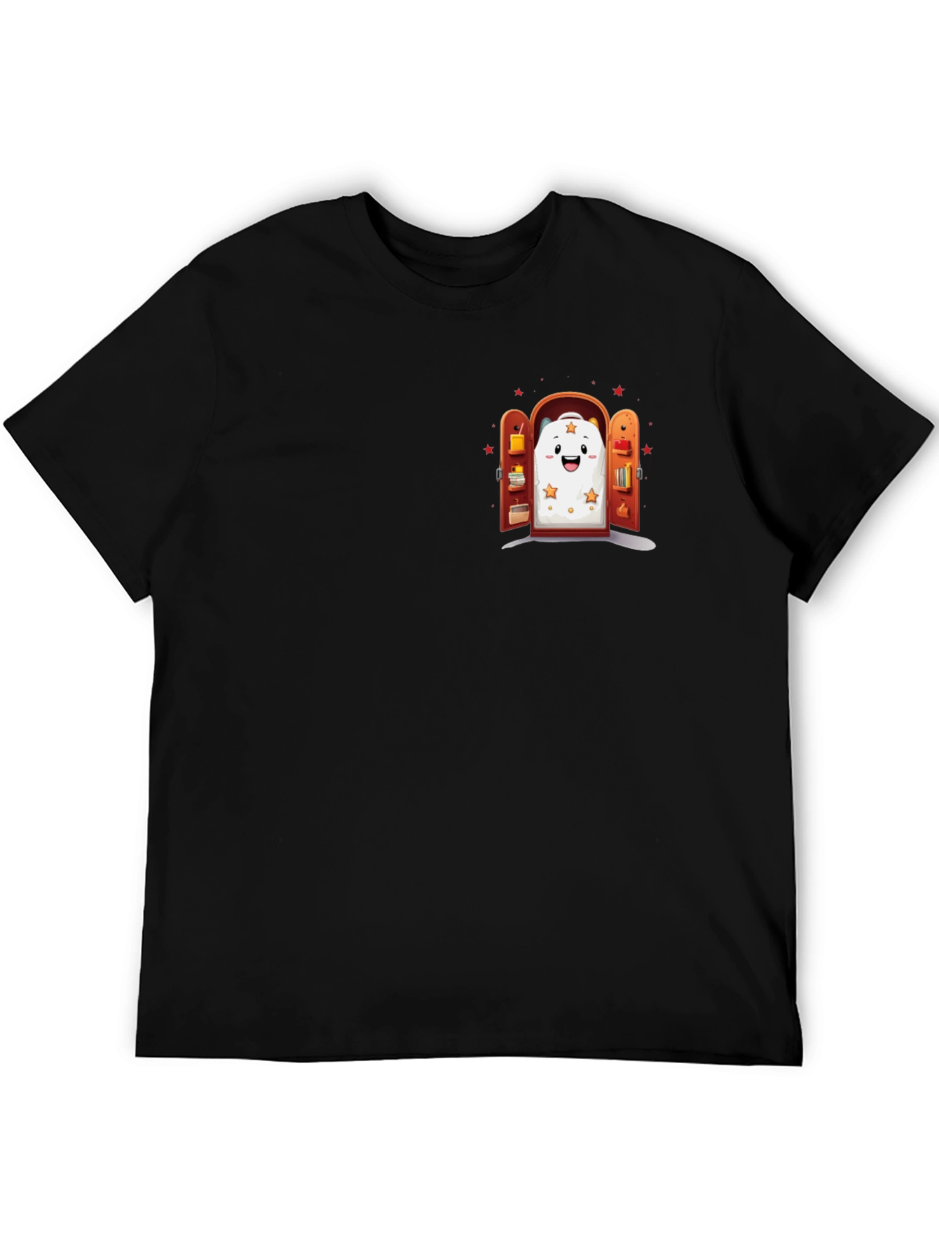 Whimsical Wardrobe Graphic Tee - Comfy Black T-Shirt