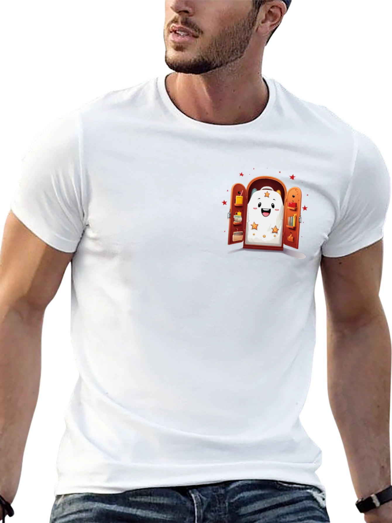 Whimsical Wardrobe Graphic Tee - Comfy Black T-Shirt
