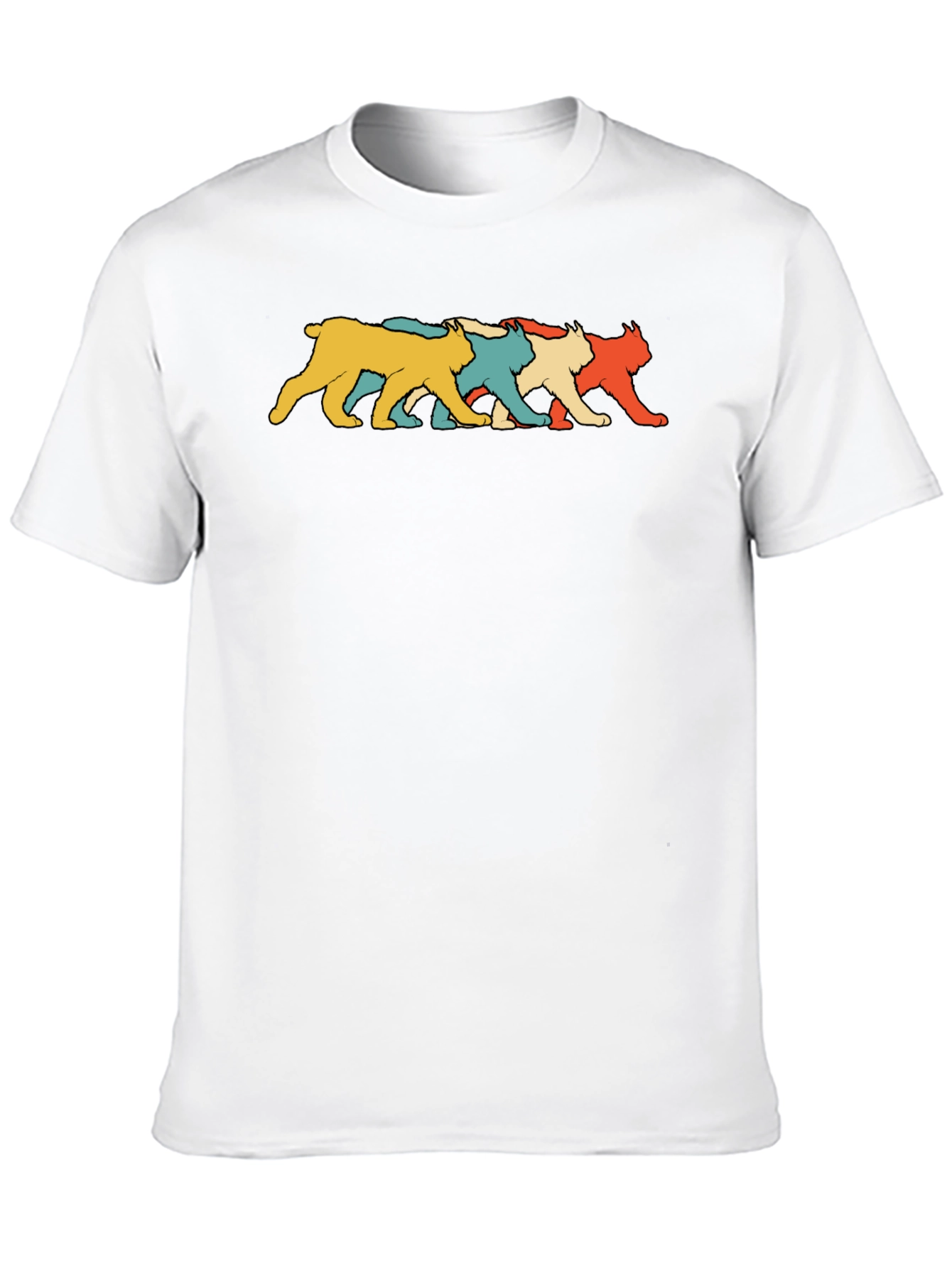 Retro Lynx T-Shirt - Soft Cotton Tee