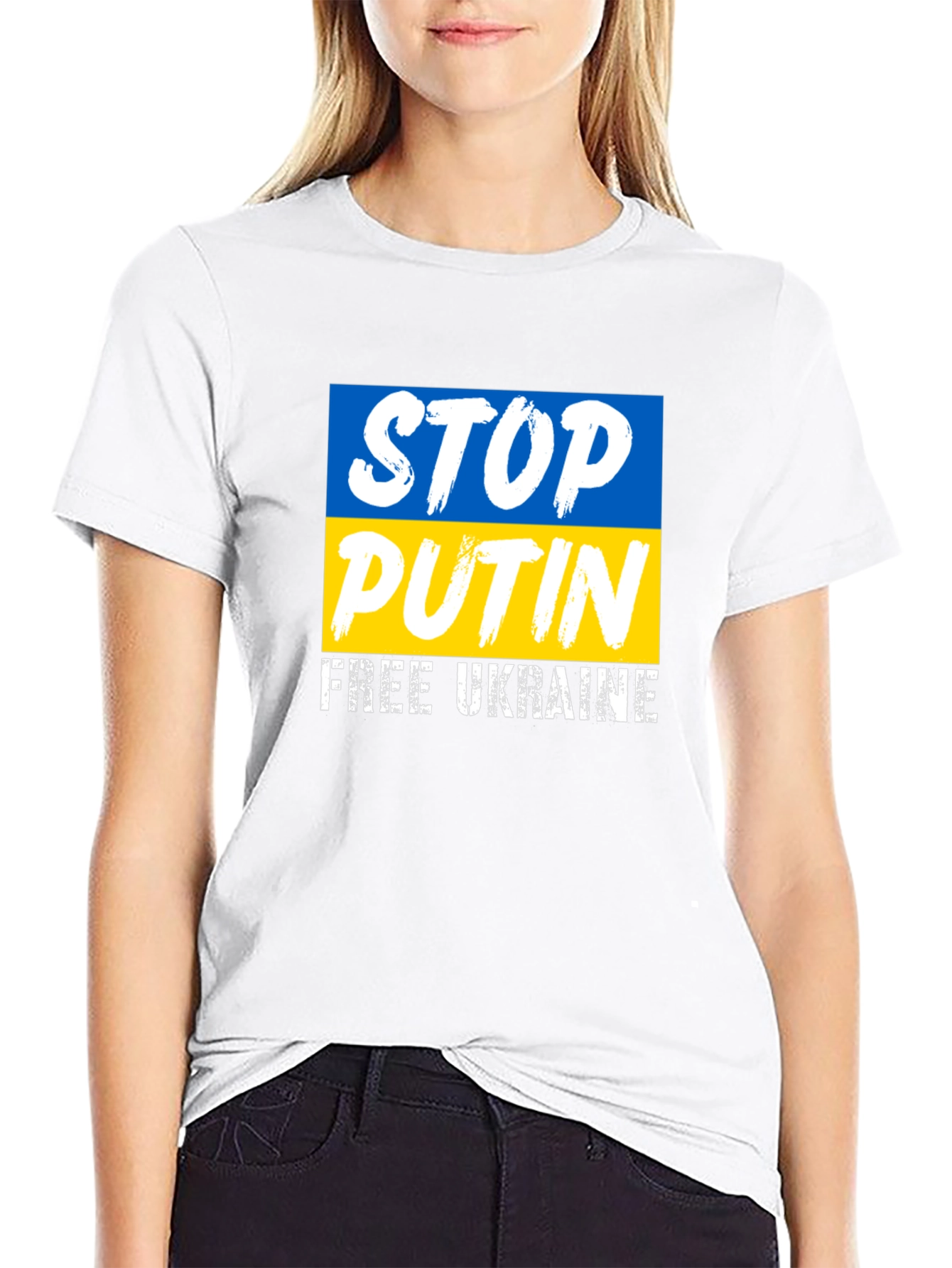 Stop Putin Free Ukraine T-Shirt