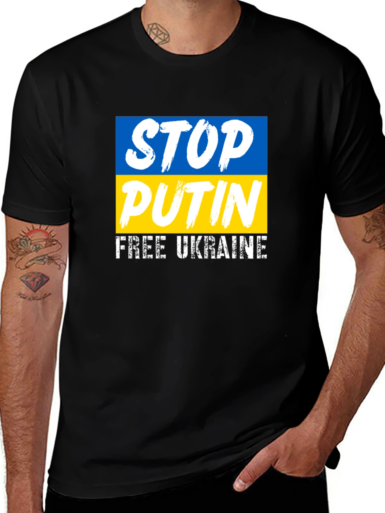 Stop Putin Free Ukraine T-Shirt