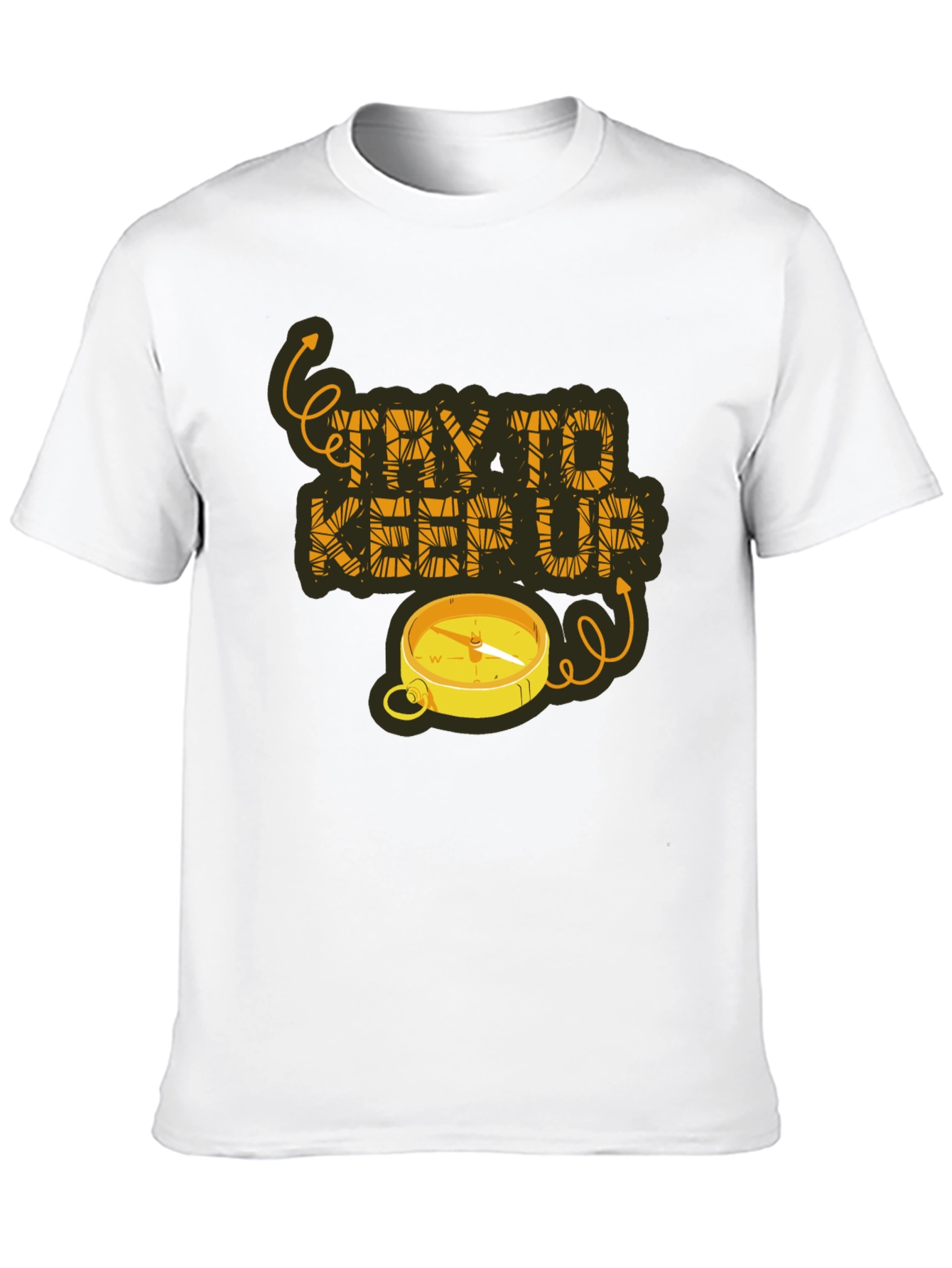 Try To Keep Up Compass Graphic Tee