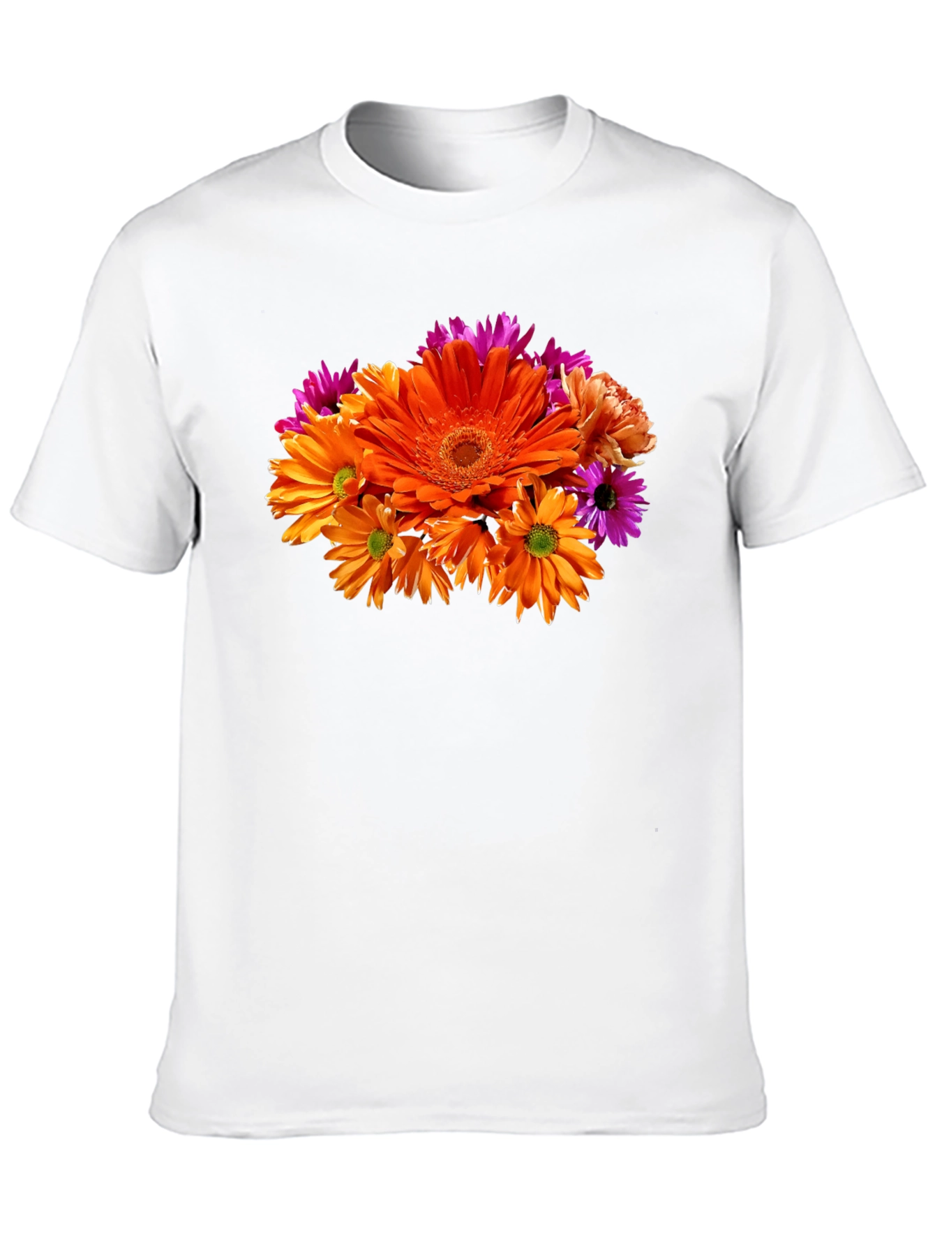 Floral Print T-Shirt - Vibrant and Stylish!