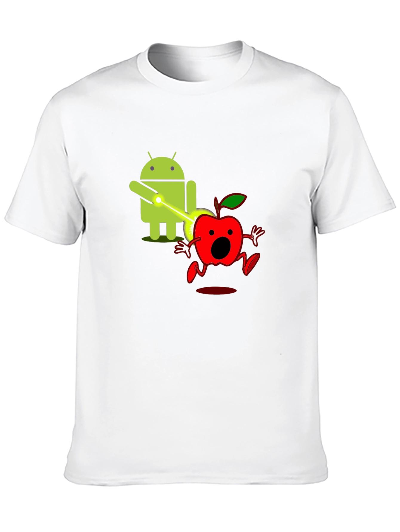 Android vs Apple Funny T-Shirt