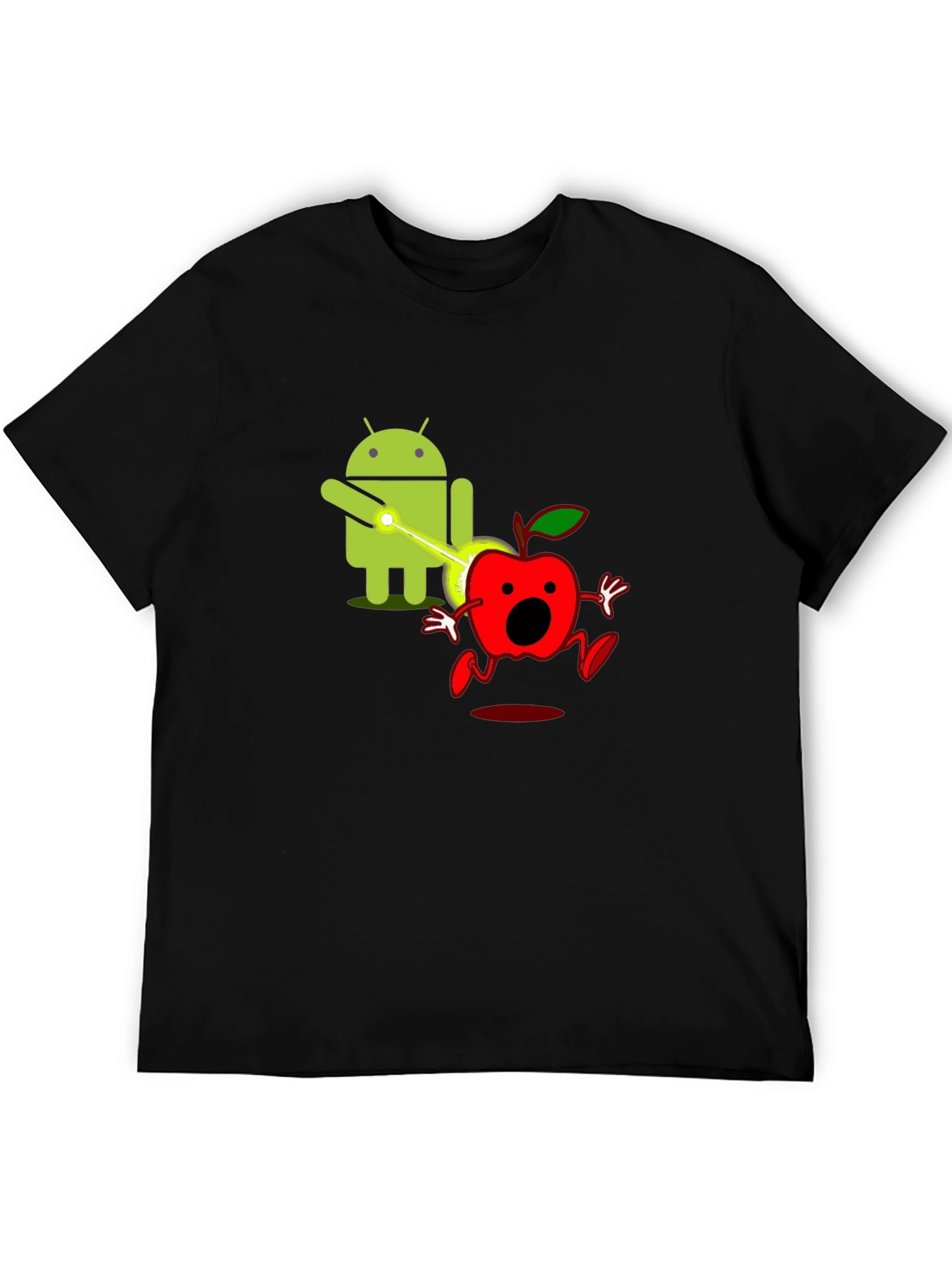 Android vs Apple Funny T-Shirt
