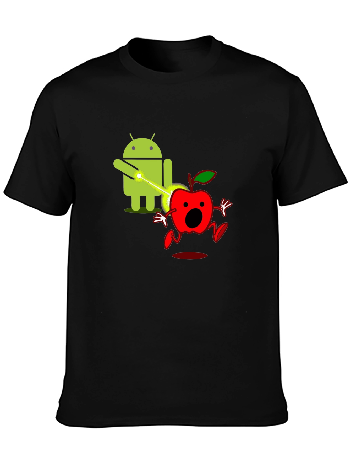 Android vs Apple Funny T-Shirt