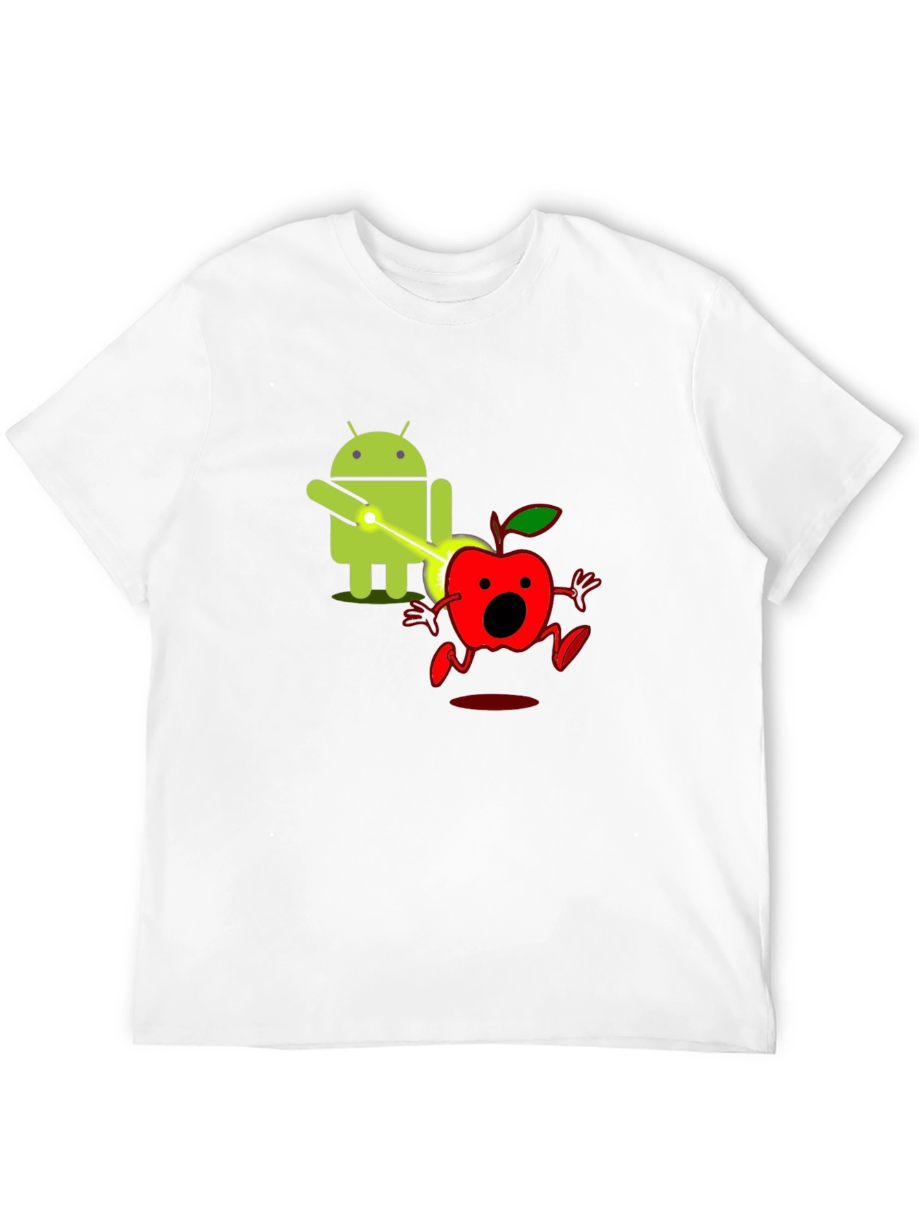 Android vs Apple Funny T-Shirt