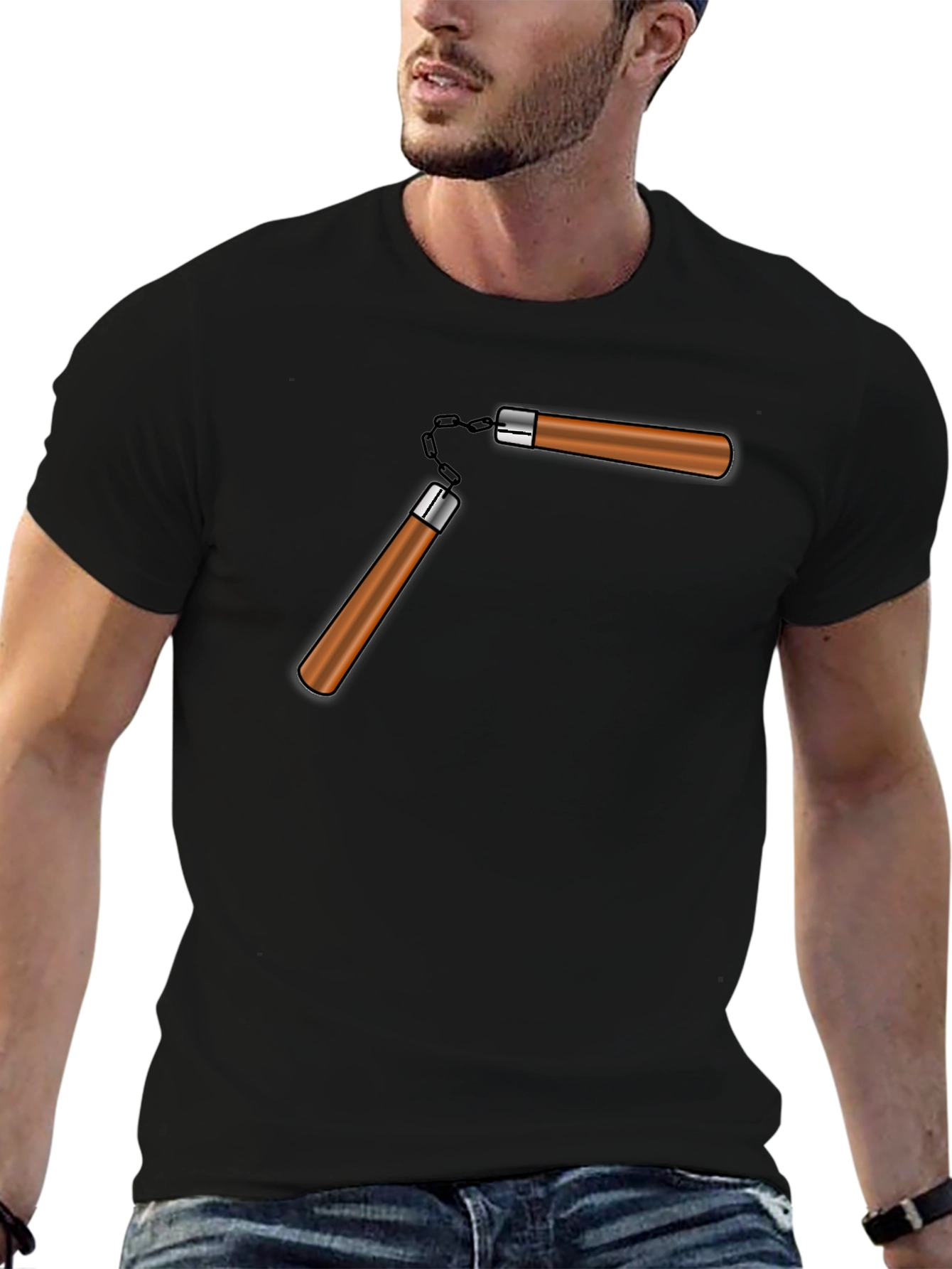 Nunchuck Graphic T-Shirt