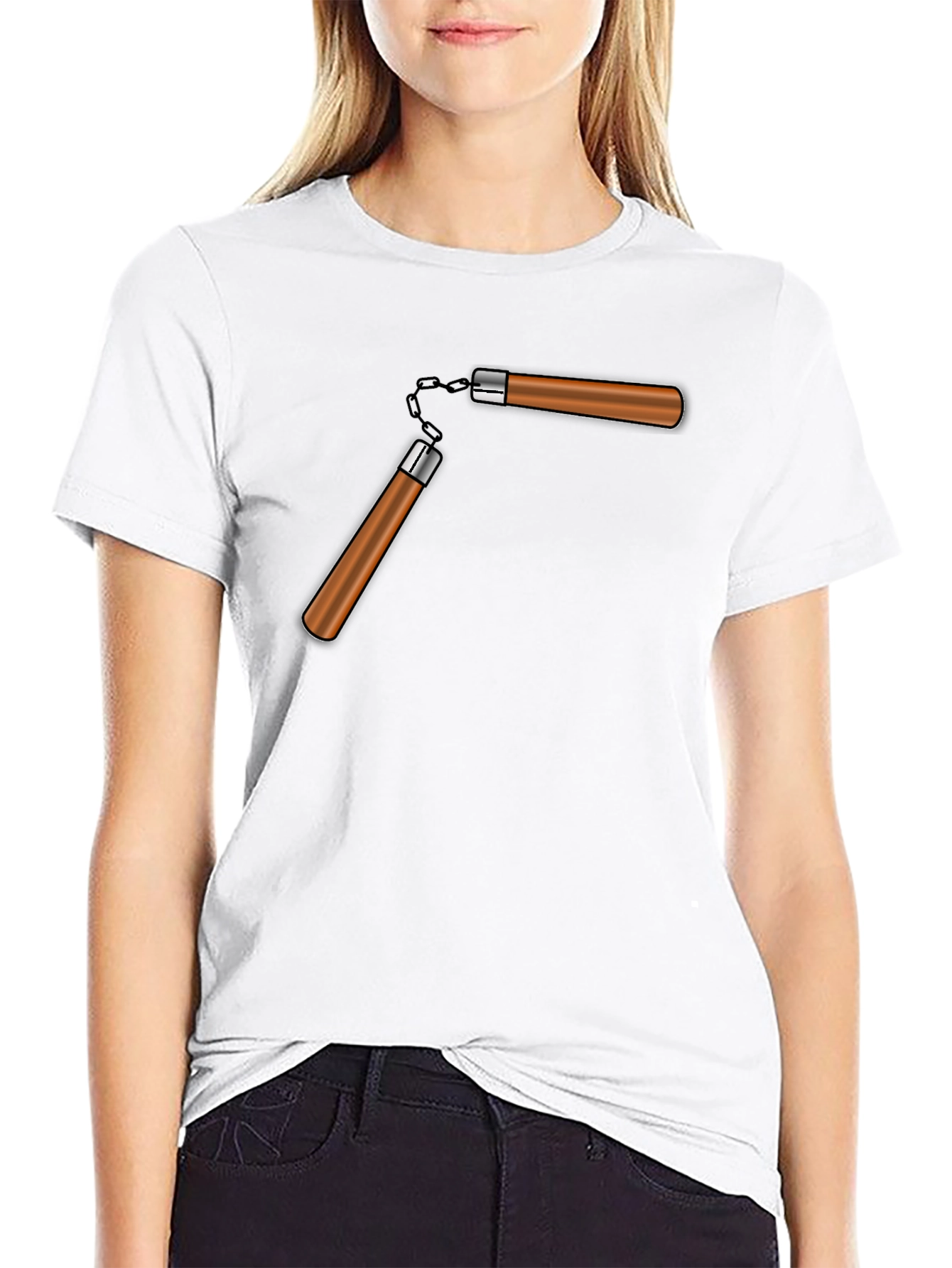 Nunchuck Graphic T-Shirt