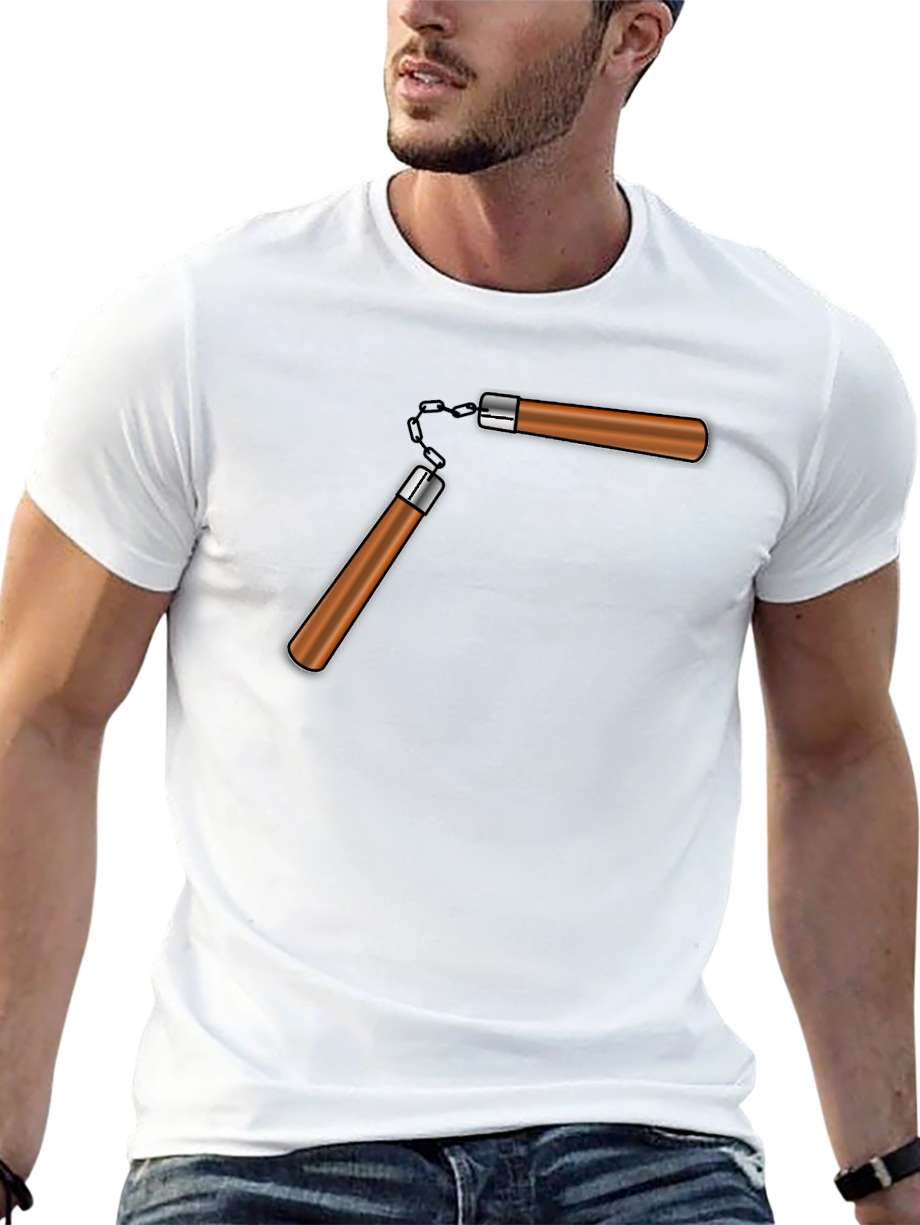 Nunchuck Graphic T-Shirt