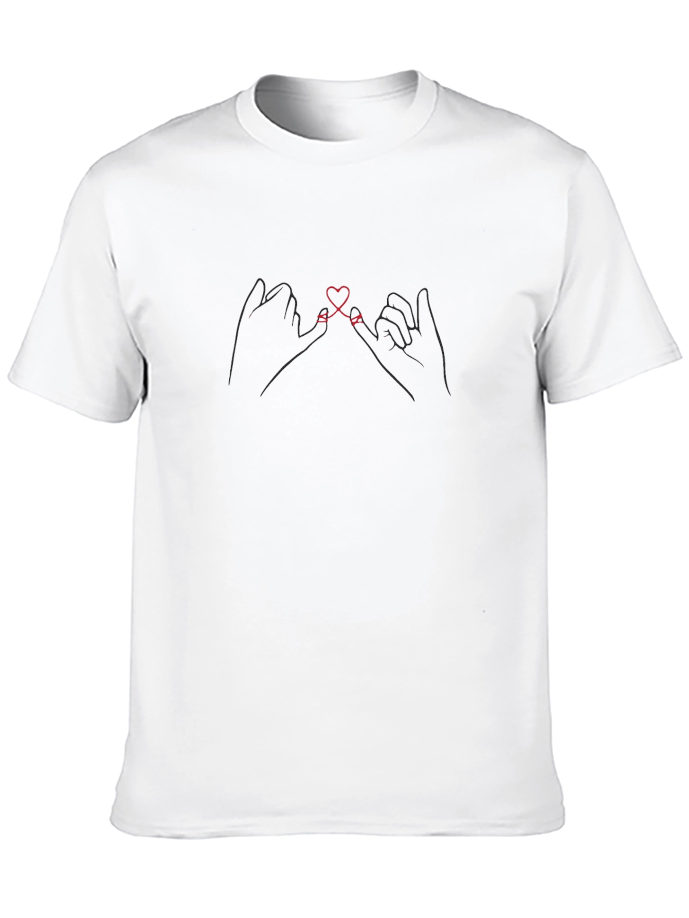 Pinky Promise Heart Arrow Graphic Tee