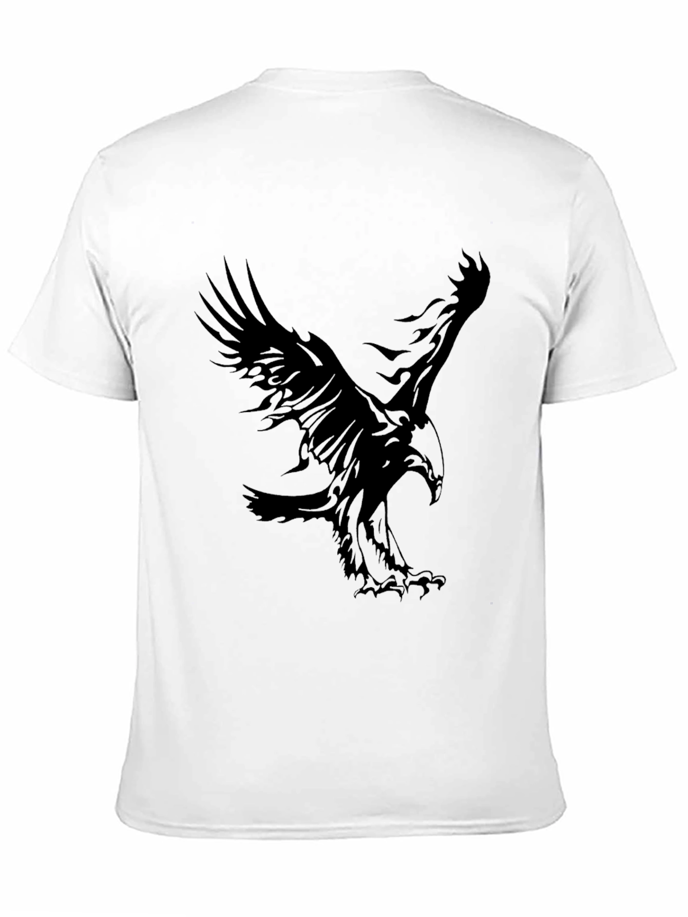 Mens Black Eagle Graphic Tee