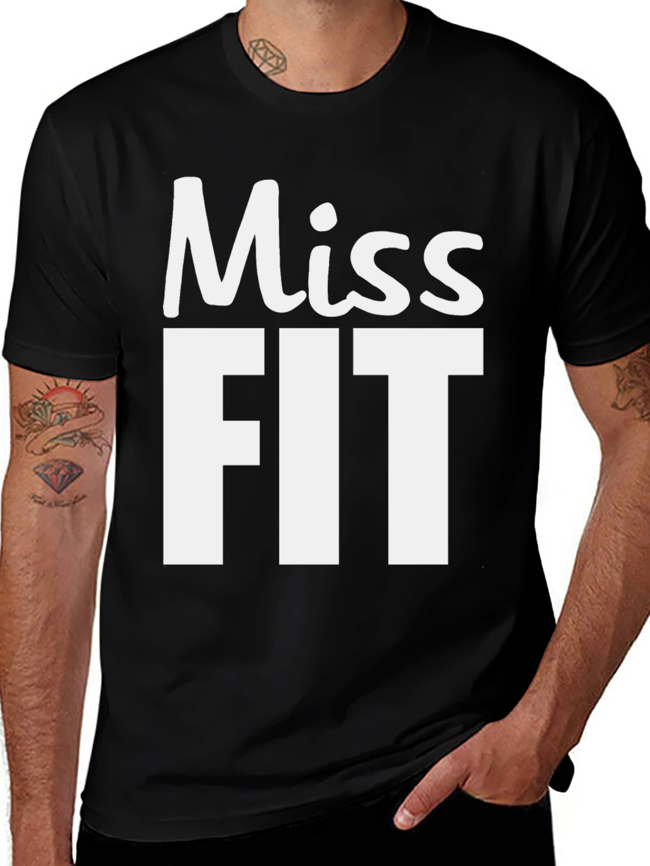 Miss Fit T-Shirt - Funny Workout Tee