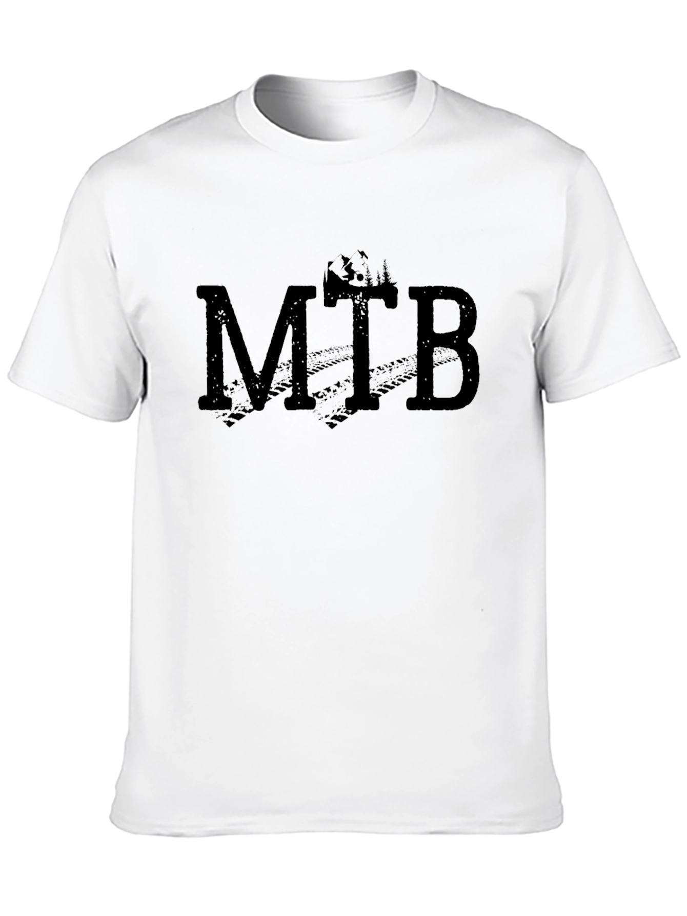 MTB Mountain Bike T-Shirt - Black