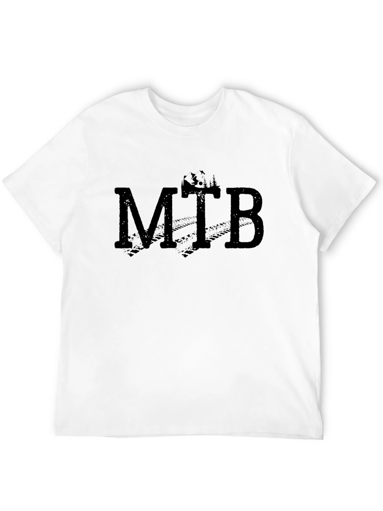 MTB Mountain Bike T-Shirt - Black