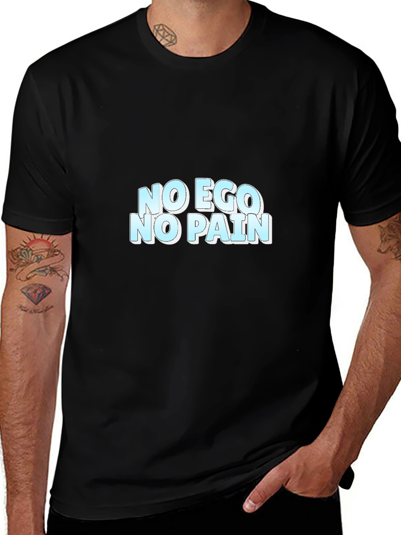 No Ego No Pain Graphic Tee