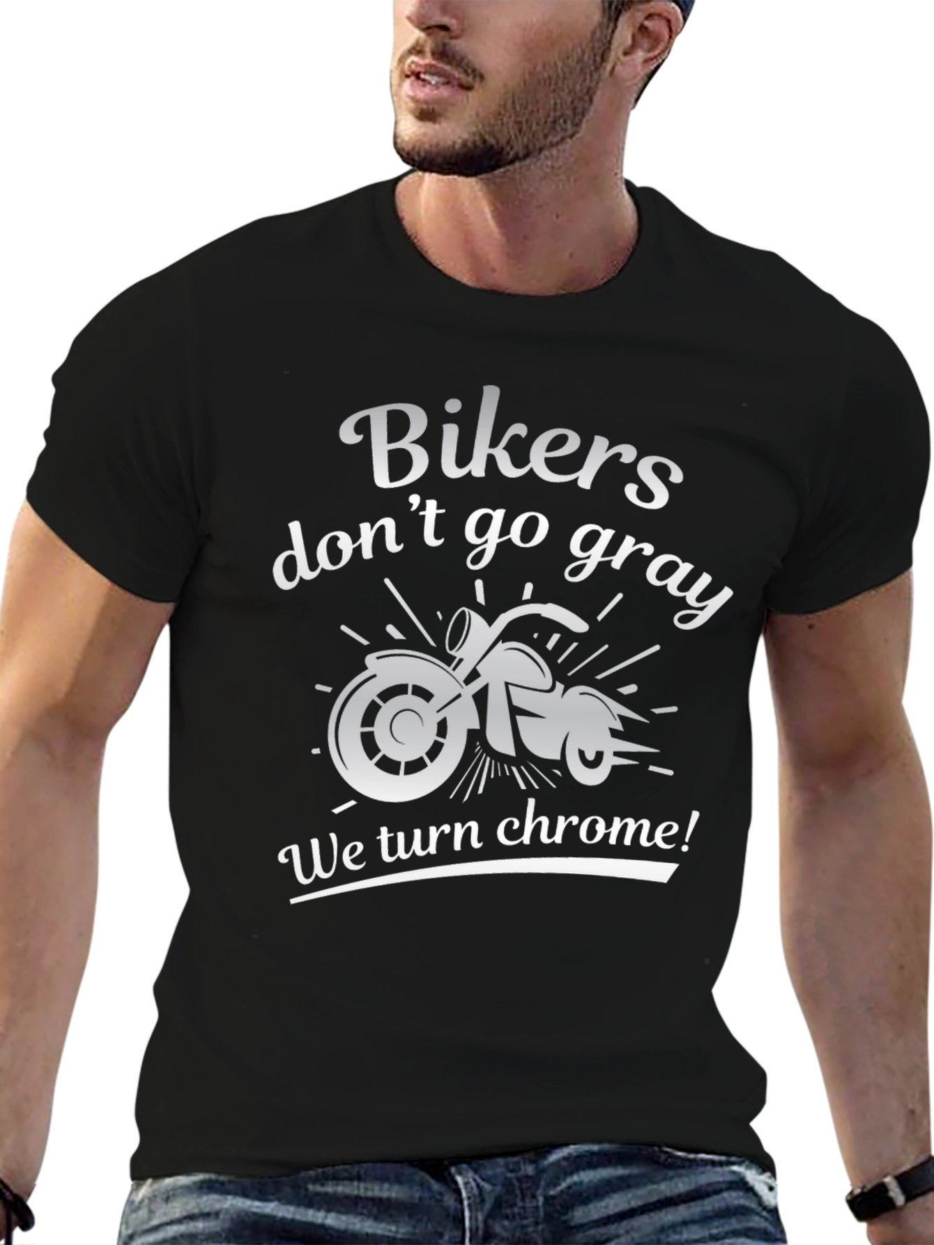 Bikers Dont Go Gray T-Shirt