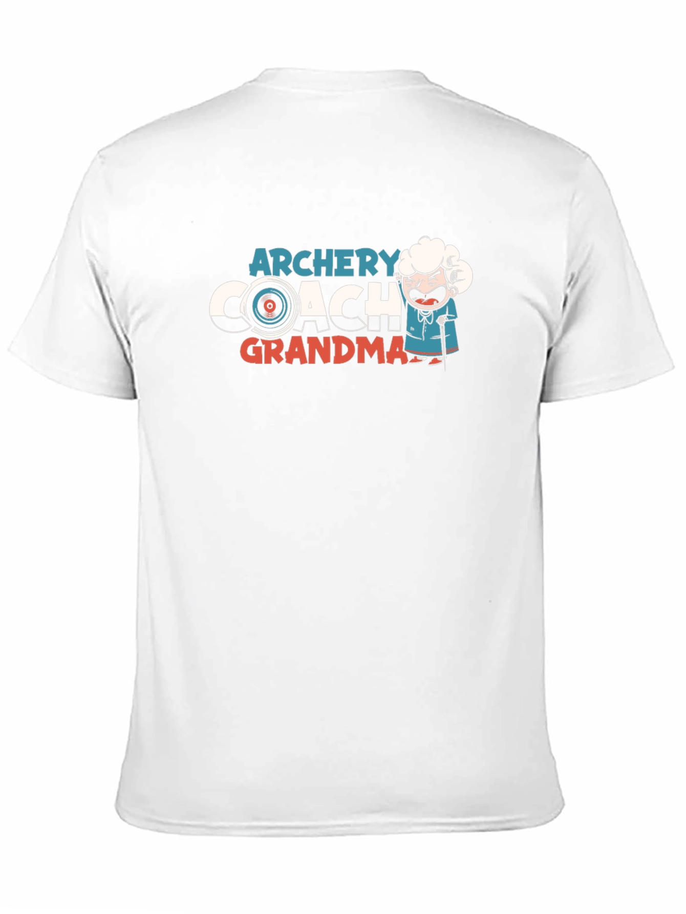 Archery Coach Grandma Black Graphic Tee