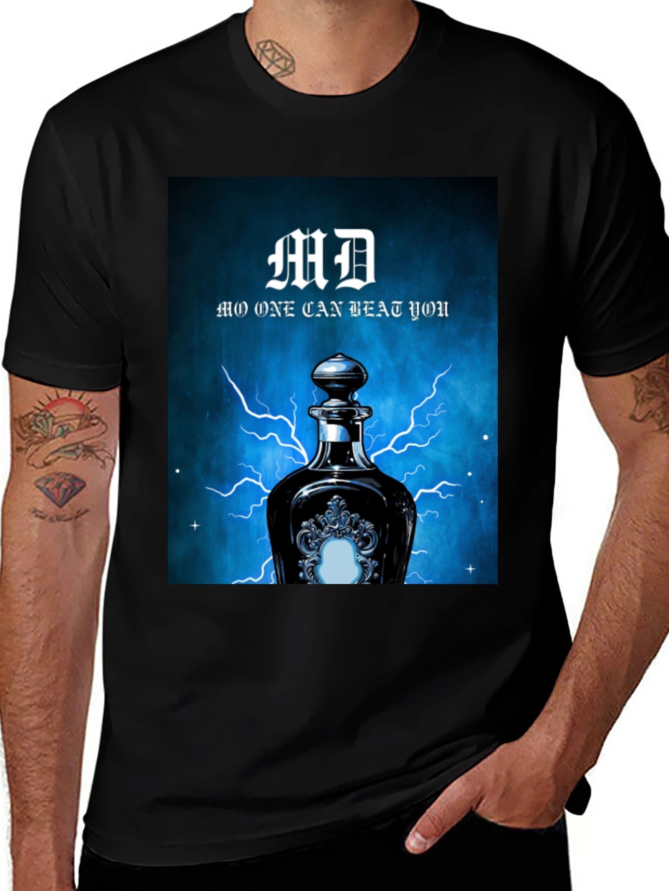 MD No One Can Beat You Black T-Shirt