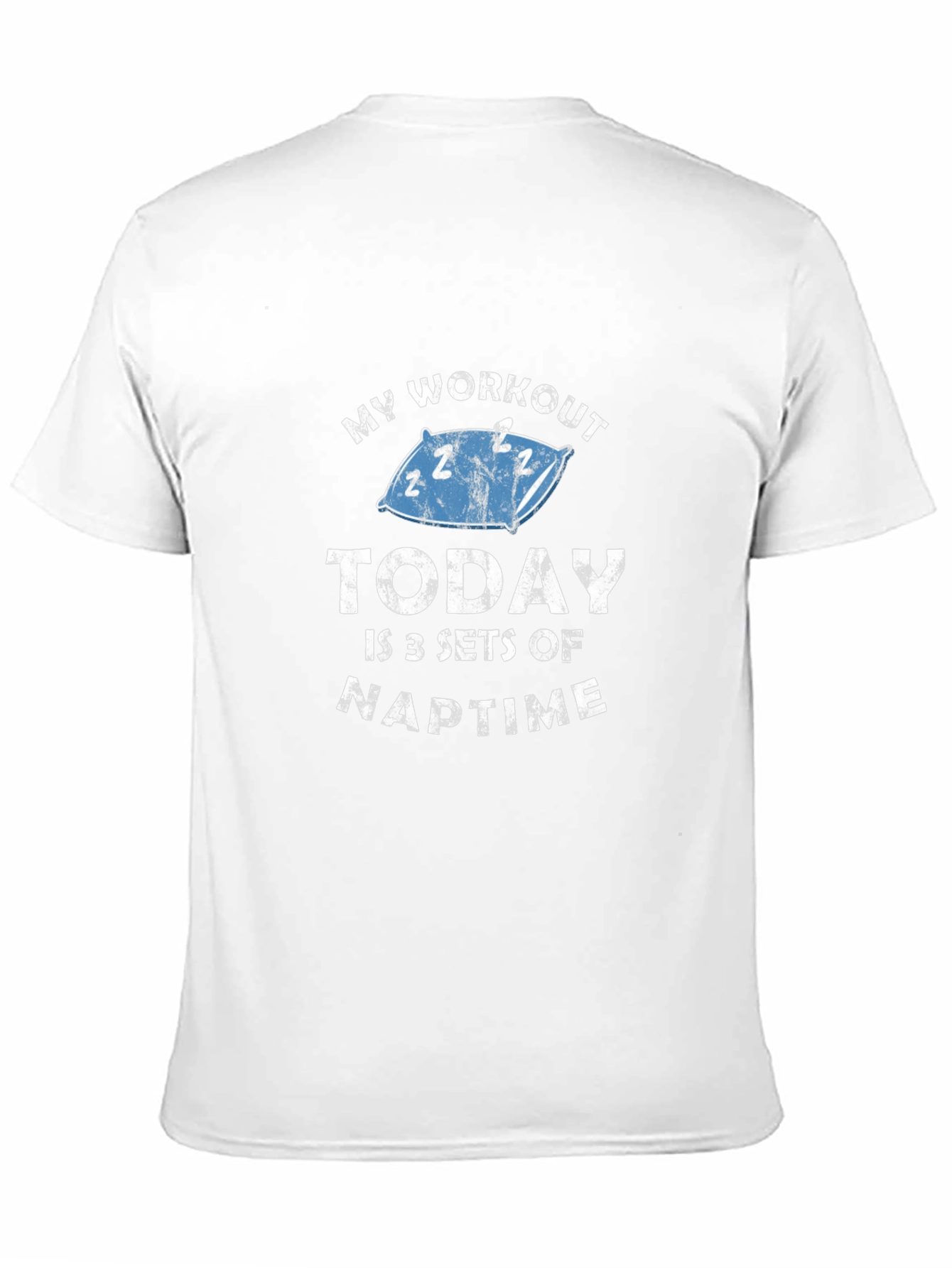 Naptime Workout T-Shirt Funny Sleep Gym Tee