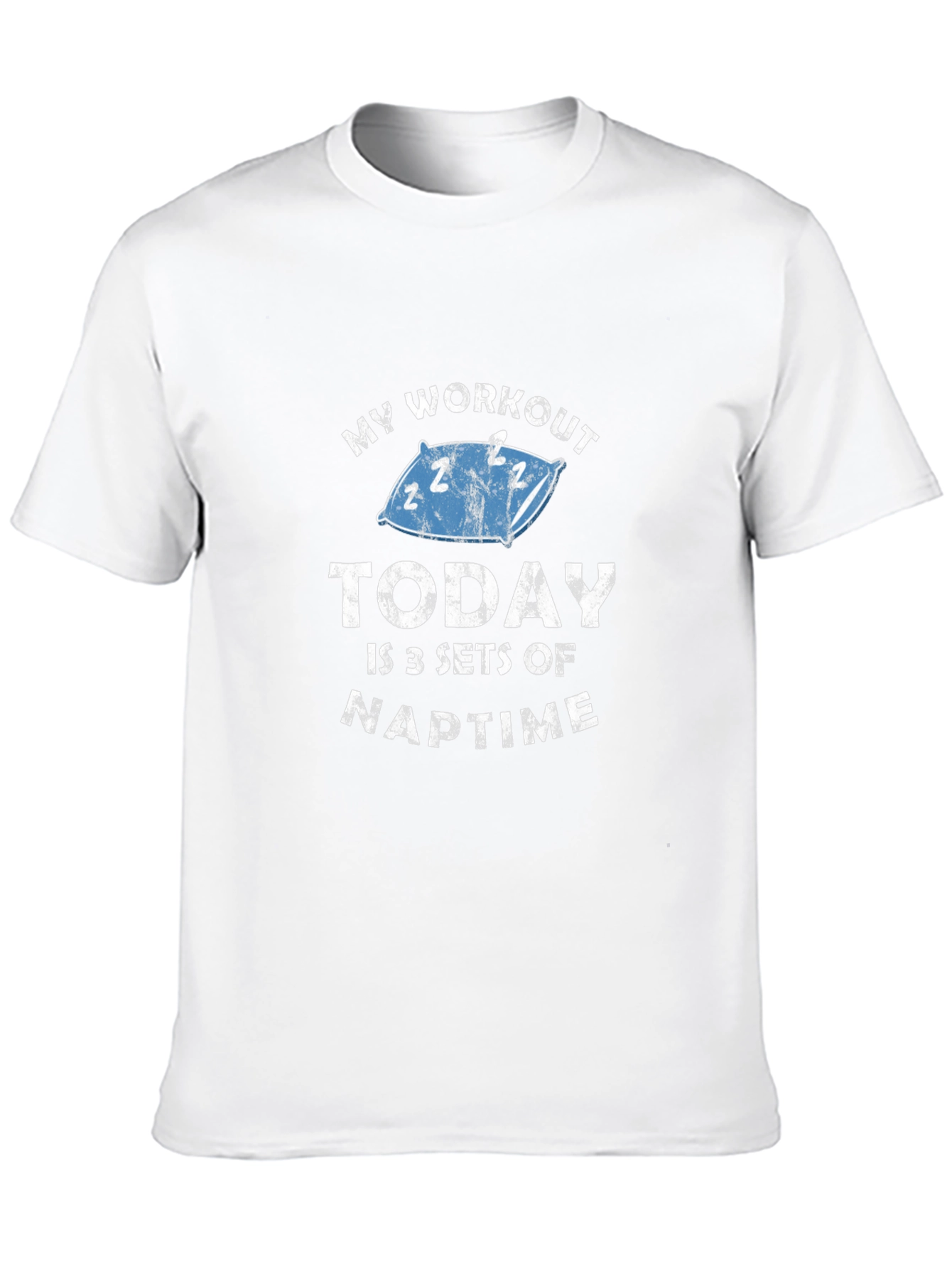 Naptime Workout T-Shirt Funny Sleep Gym Tee