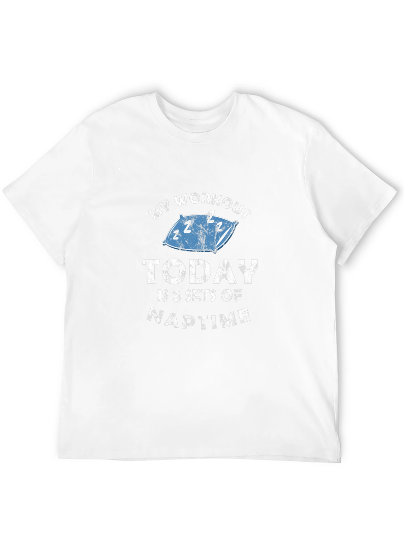Naptime Workout T-Shirt Funny Sleep Gym Tee