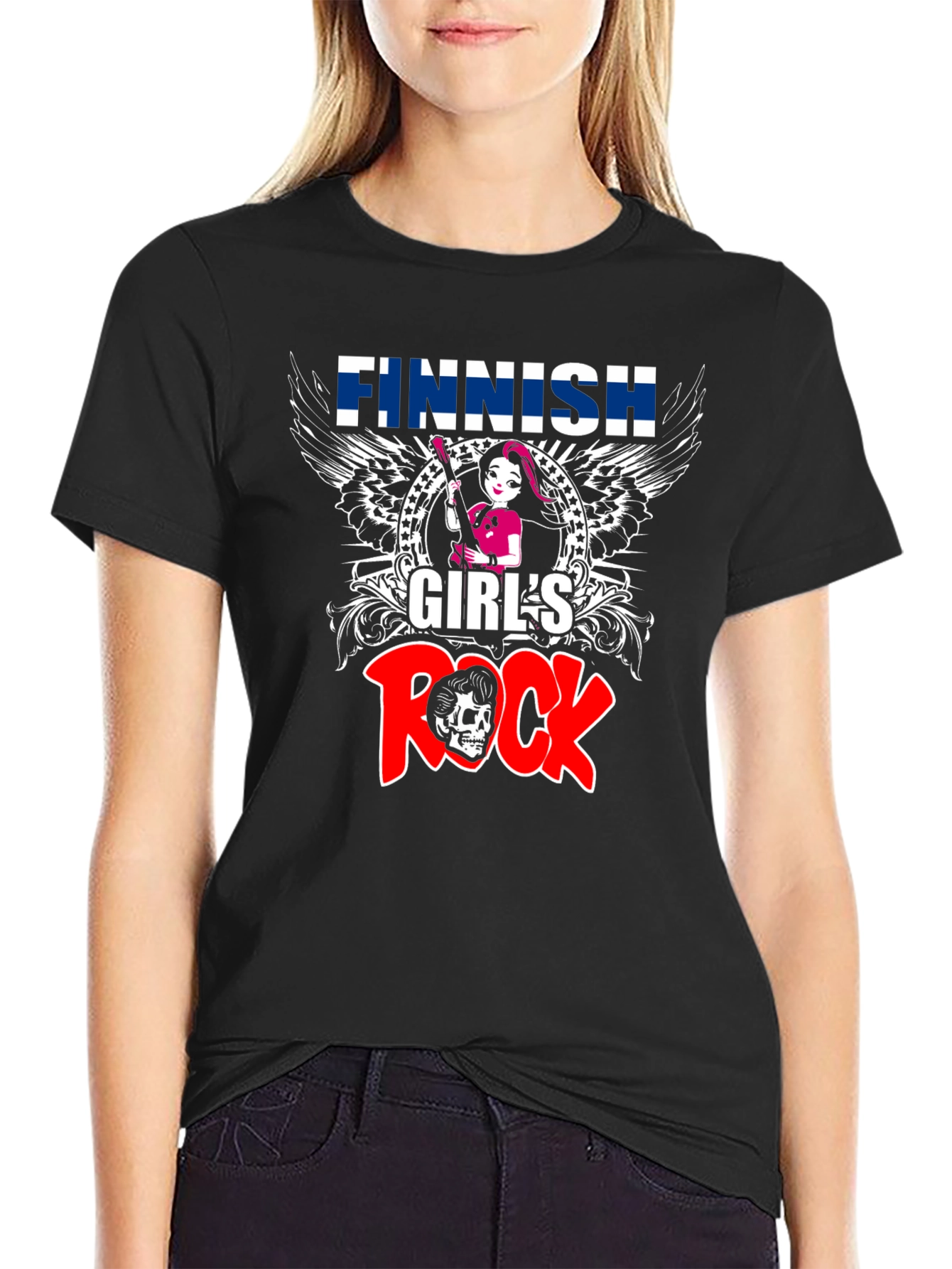 Finnish Girls Rock Graphic Tee