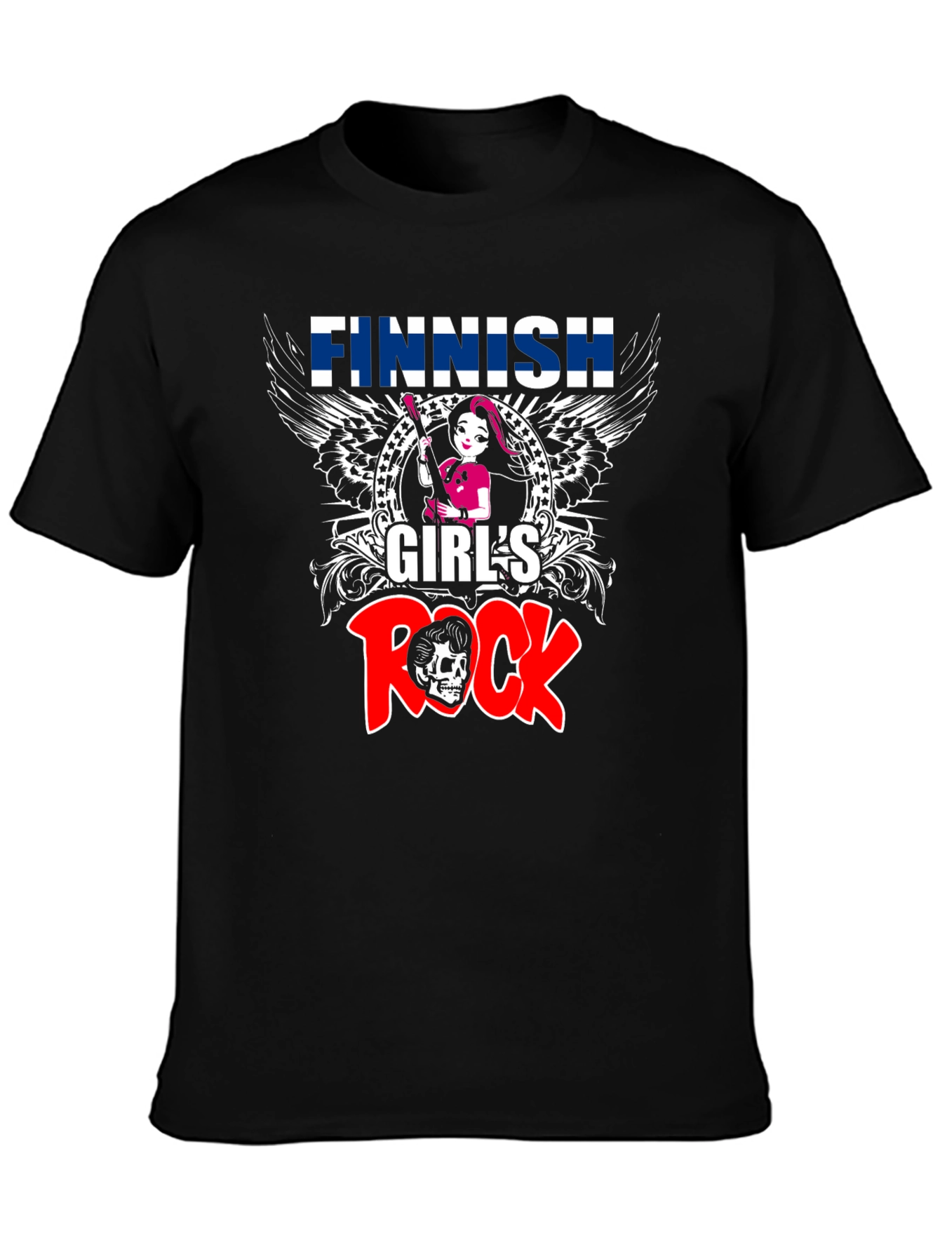 Finnish Girls Rock Graphic Tee