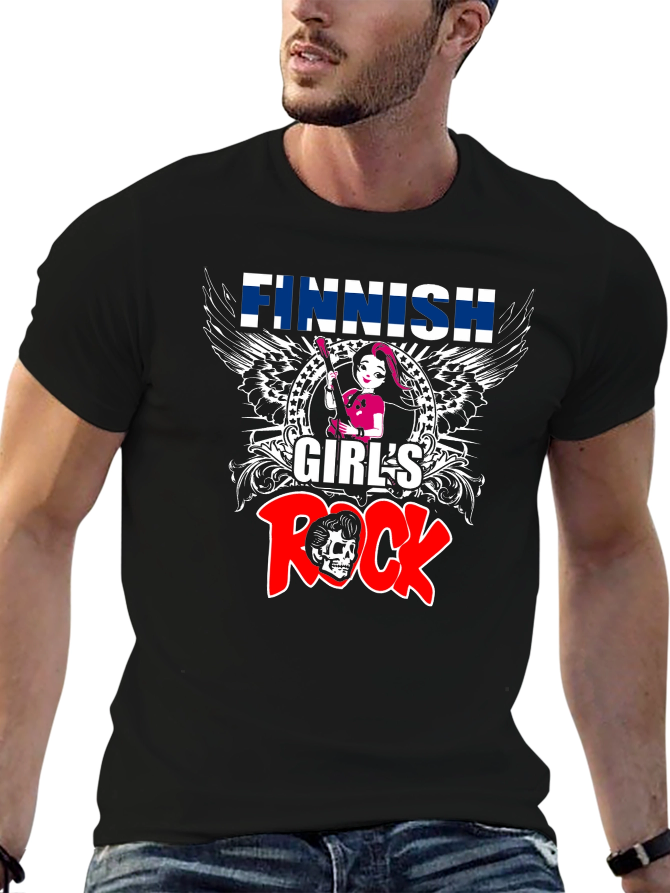 Finnish Girls Rock Graphic Tee