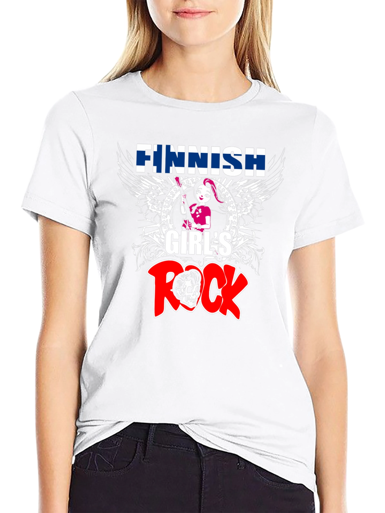 Finnish Girls Rock Graphic Tee