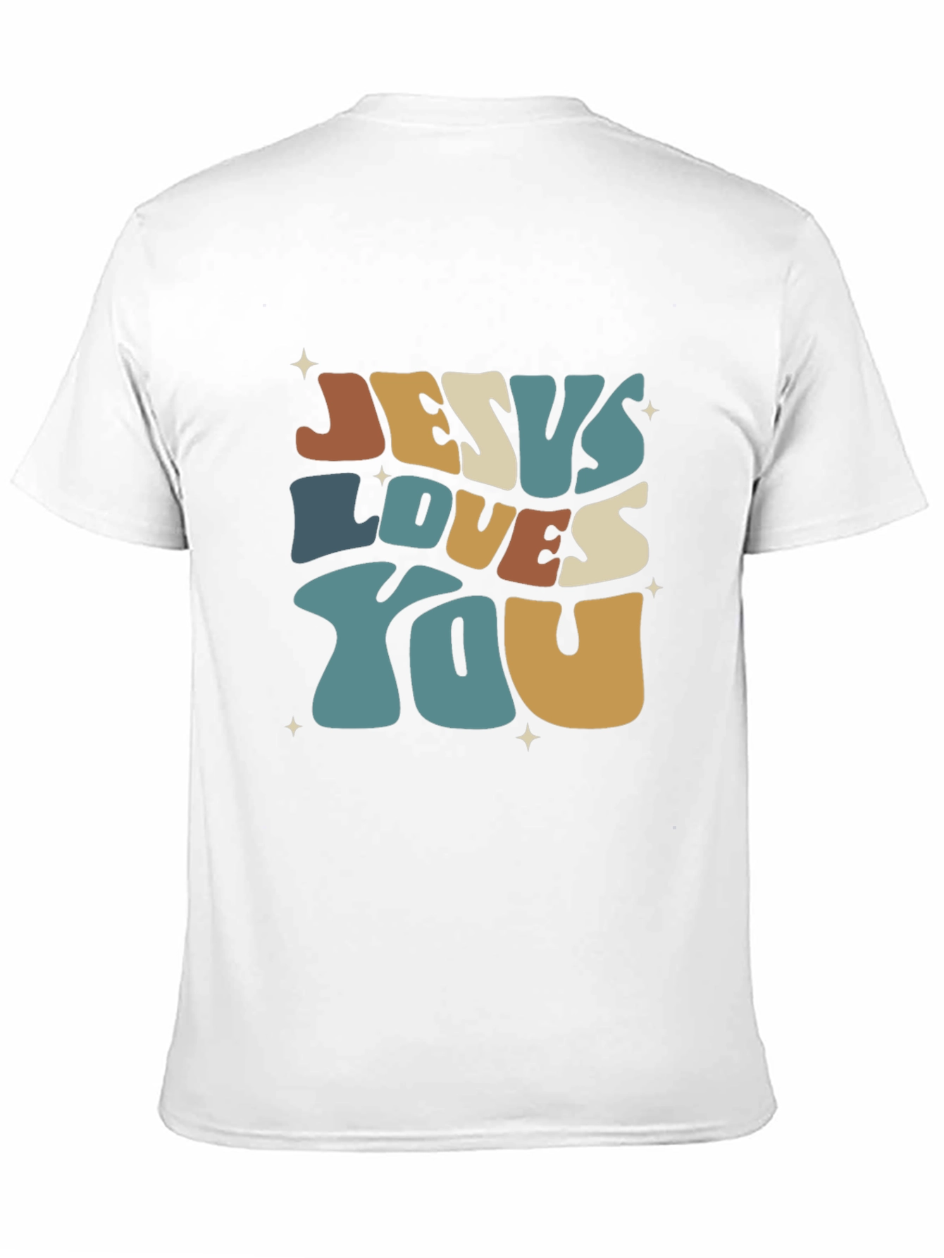 Jesus Loves You Retro Graphic Tee