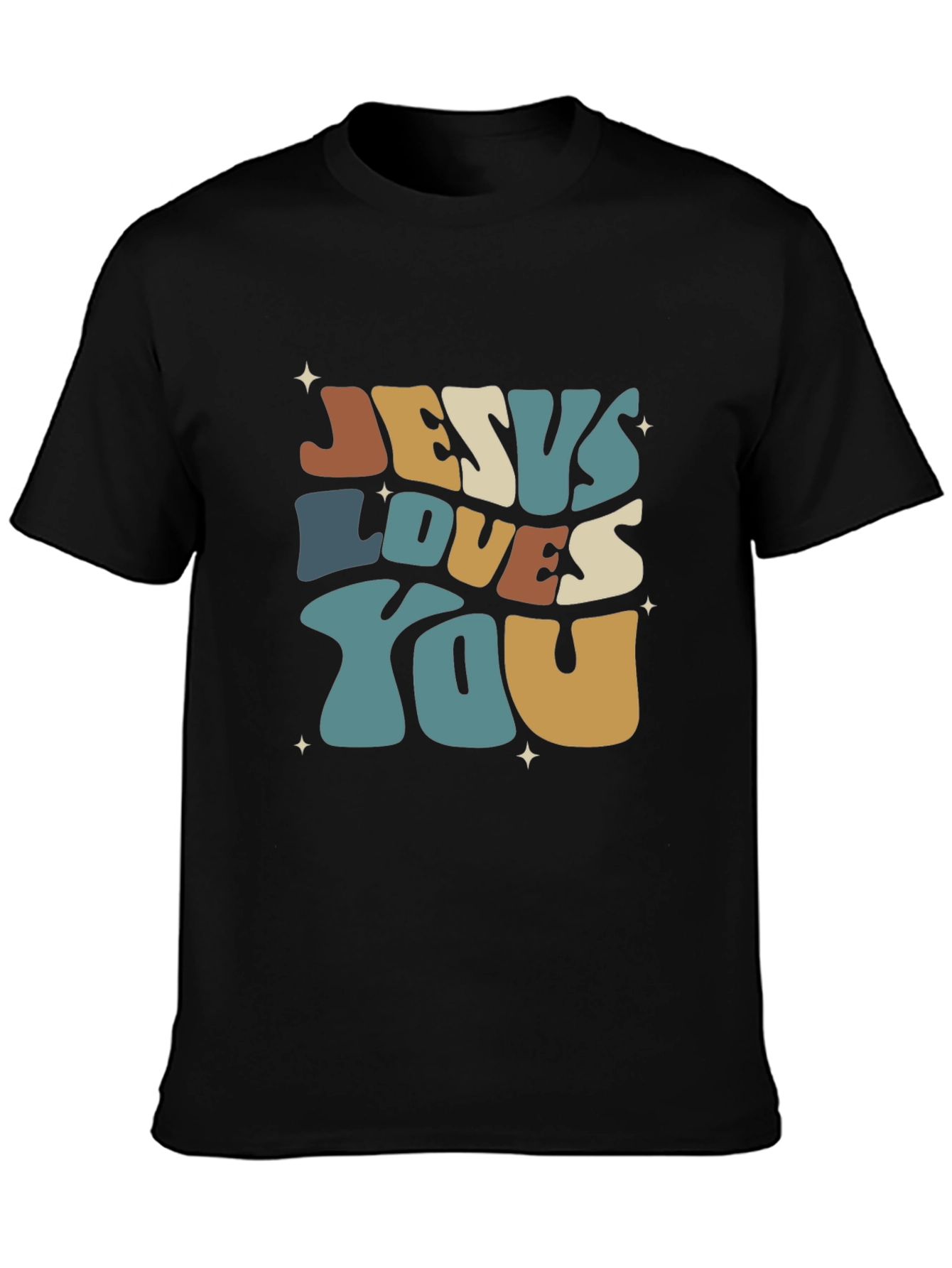 Jesus Loves You Retro Graphic Tee