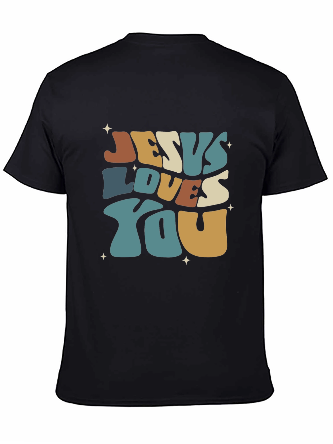 Jesus Loves You Retro Graphic Tee