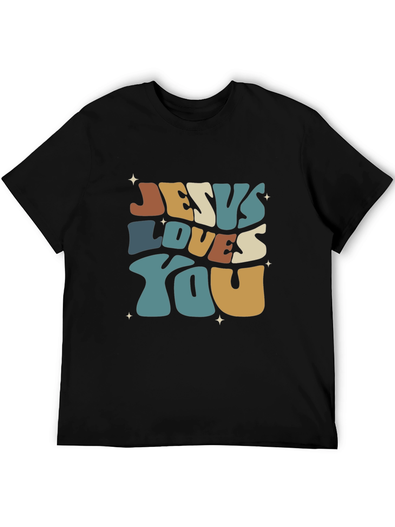 Jesus Loves You Retro Graphic Tee