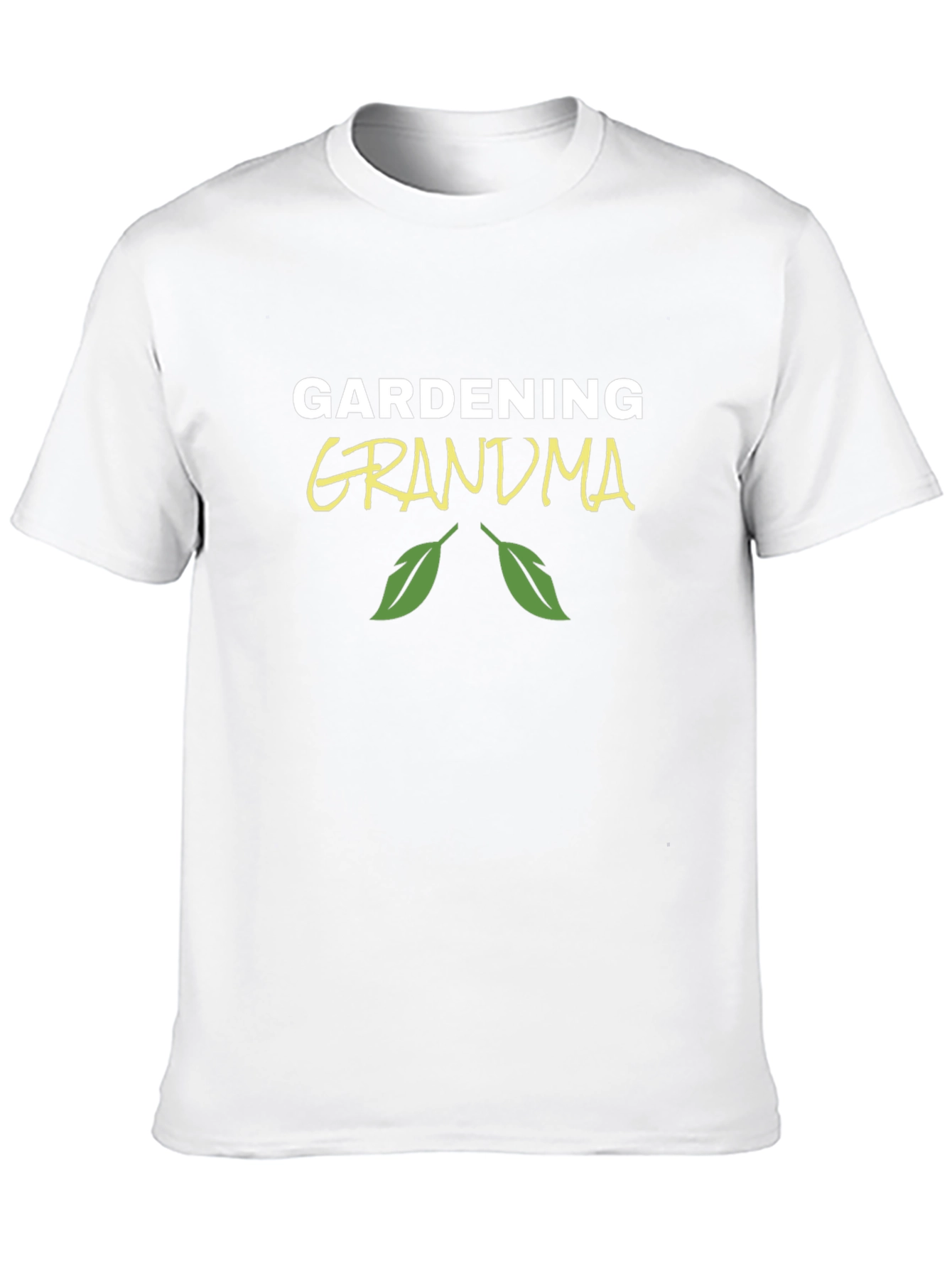 Gardening Grandma Black T-Shirt