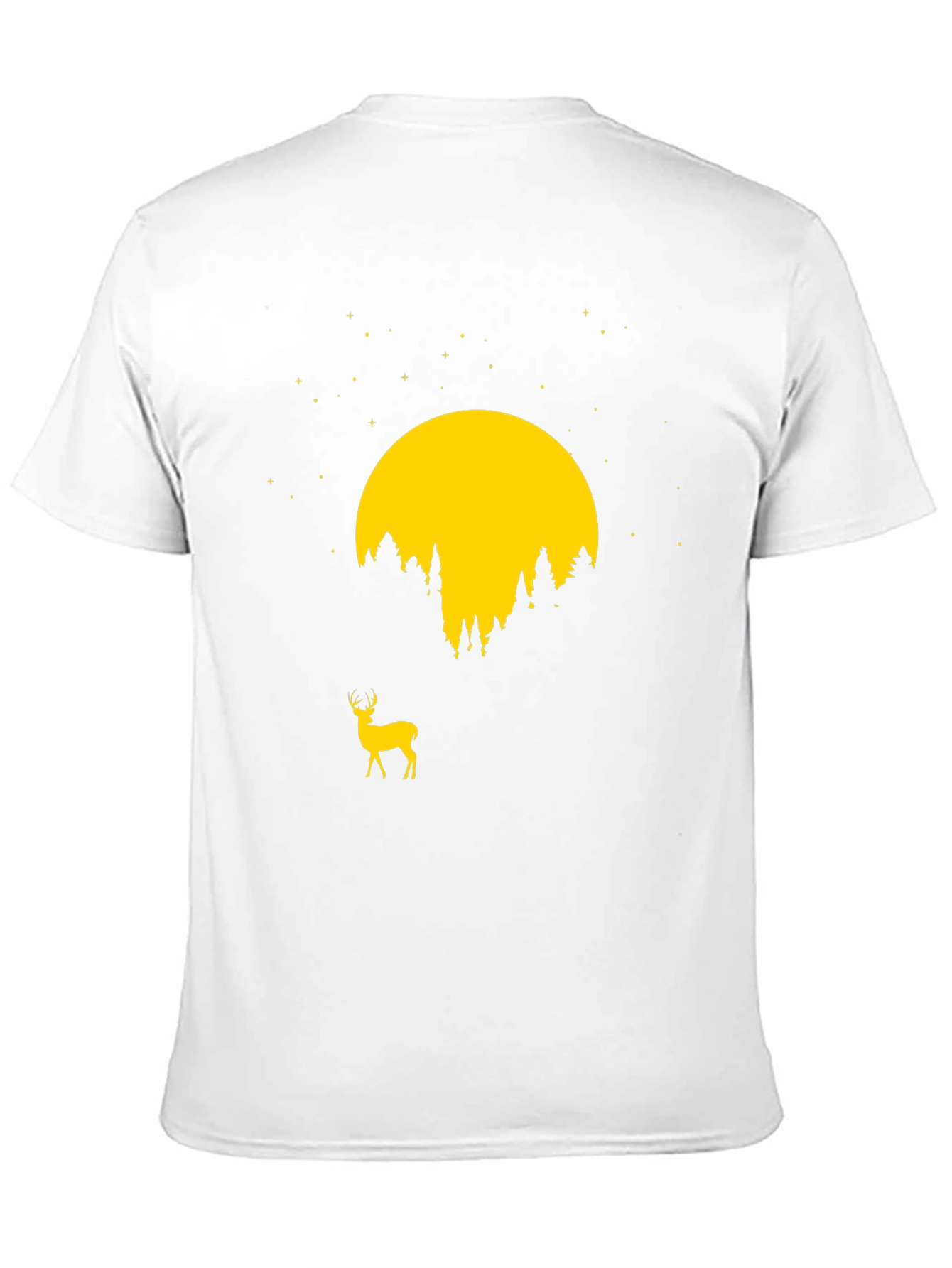 Deer Moon Graphic Tee - Nature Inspired T-Shirt
