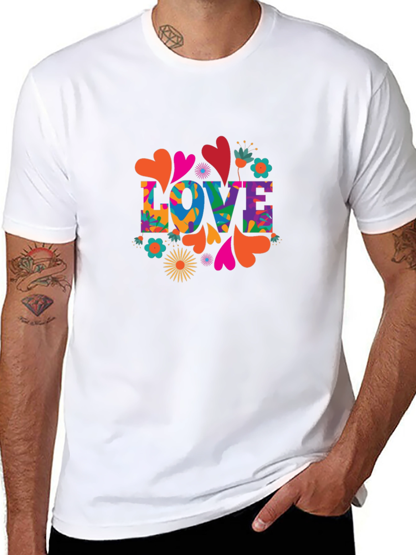 Love Graphic Black T-Shirt