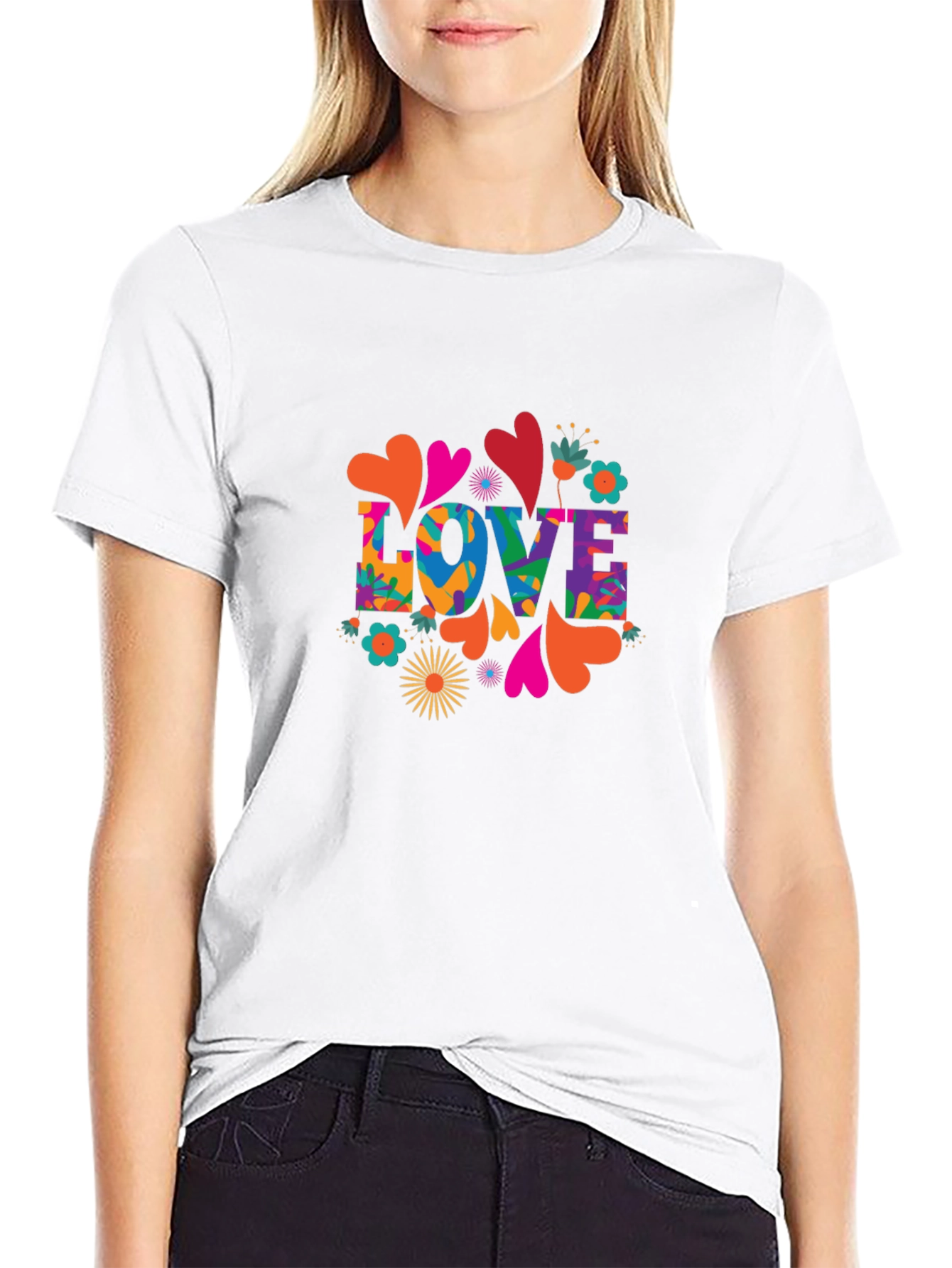 Love Graphic Black T-Shirt