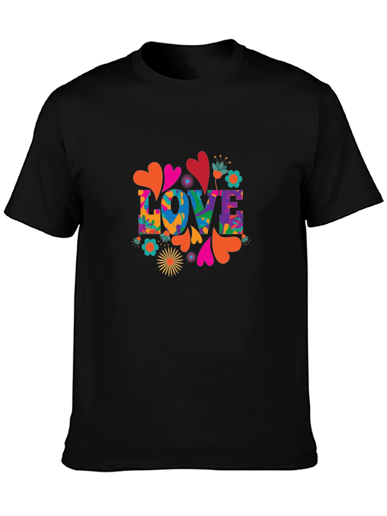 Love Graphic Black T-Shirt