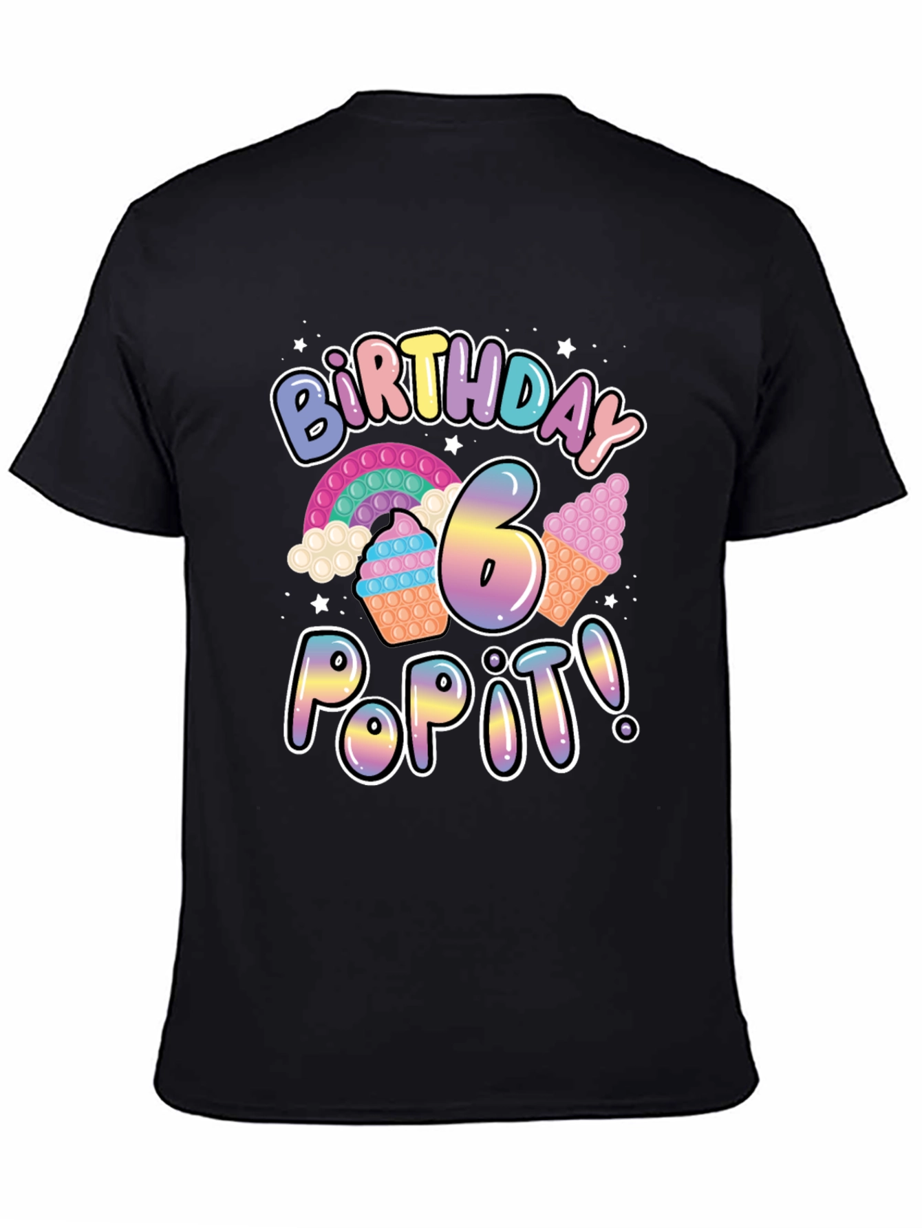 Birthday 6 Pop It T-Shirt