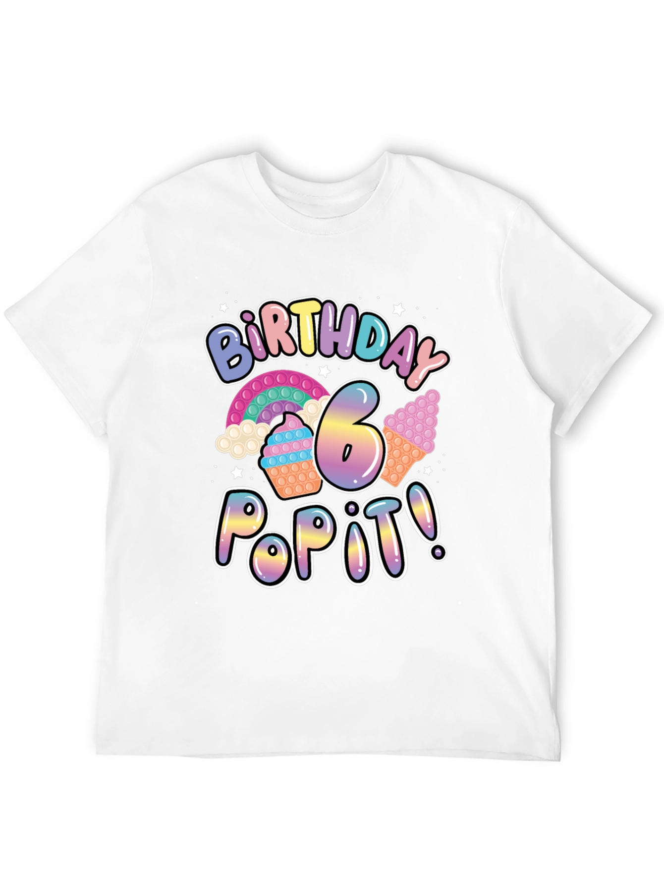 Birthday 6 Pop It T-Shirt