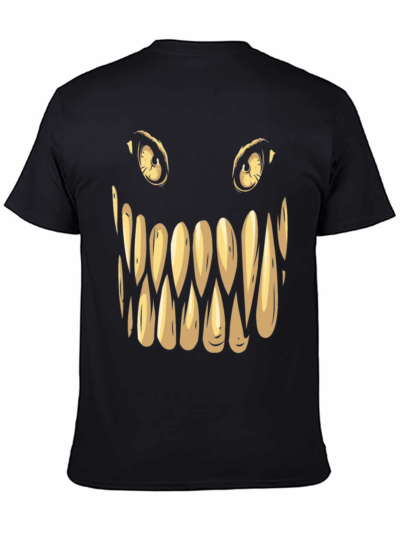 Monster Face Graphic Tee - Spooky Halloween Shirt