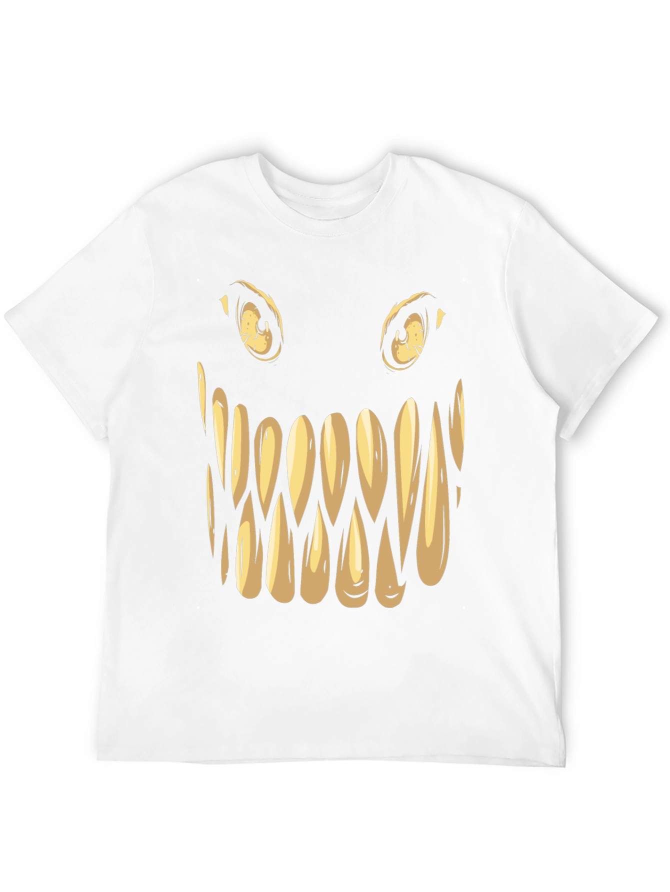 Monster Face Graphic Tee - Spooky Halloween Shirt